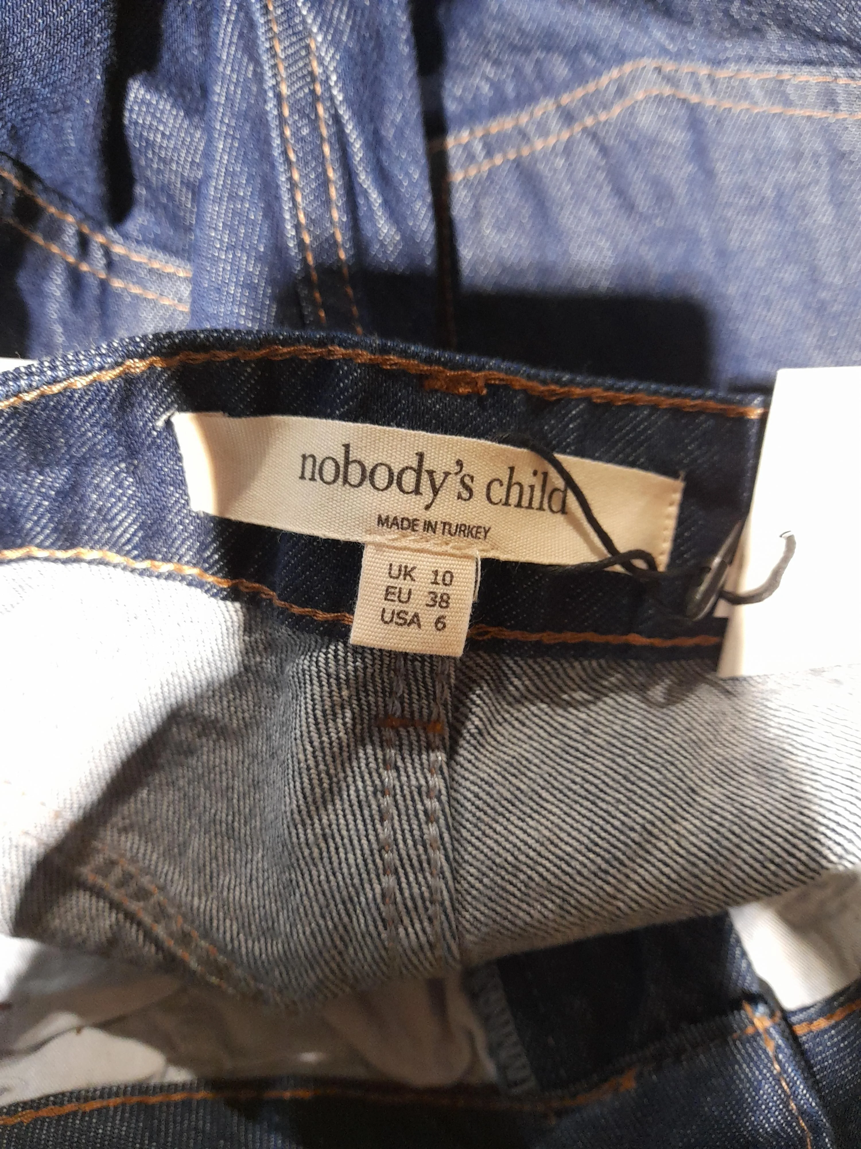 Nobody's Child Women's Jeans UK 10 Blue 100% Cotton Straight New with tags - Image 5