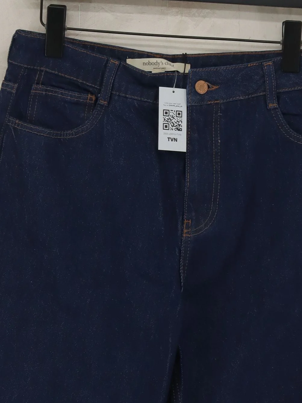 Nobody's Child Women's Jeans UK 12 Blue 100% Cotton Straight New with tags - Image 3
