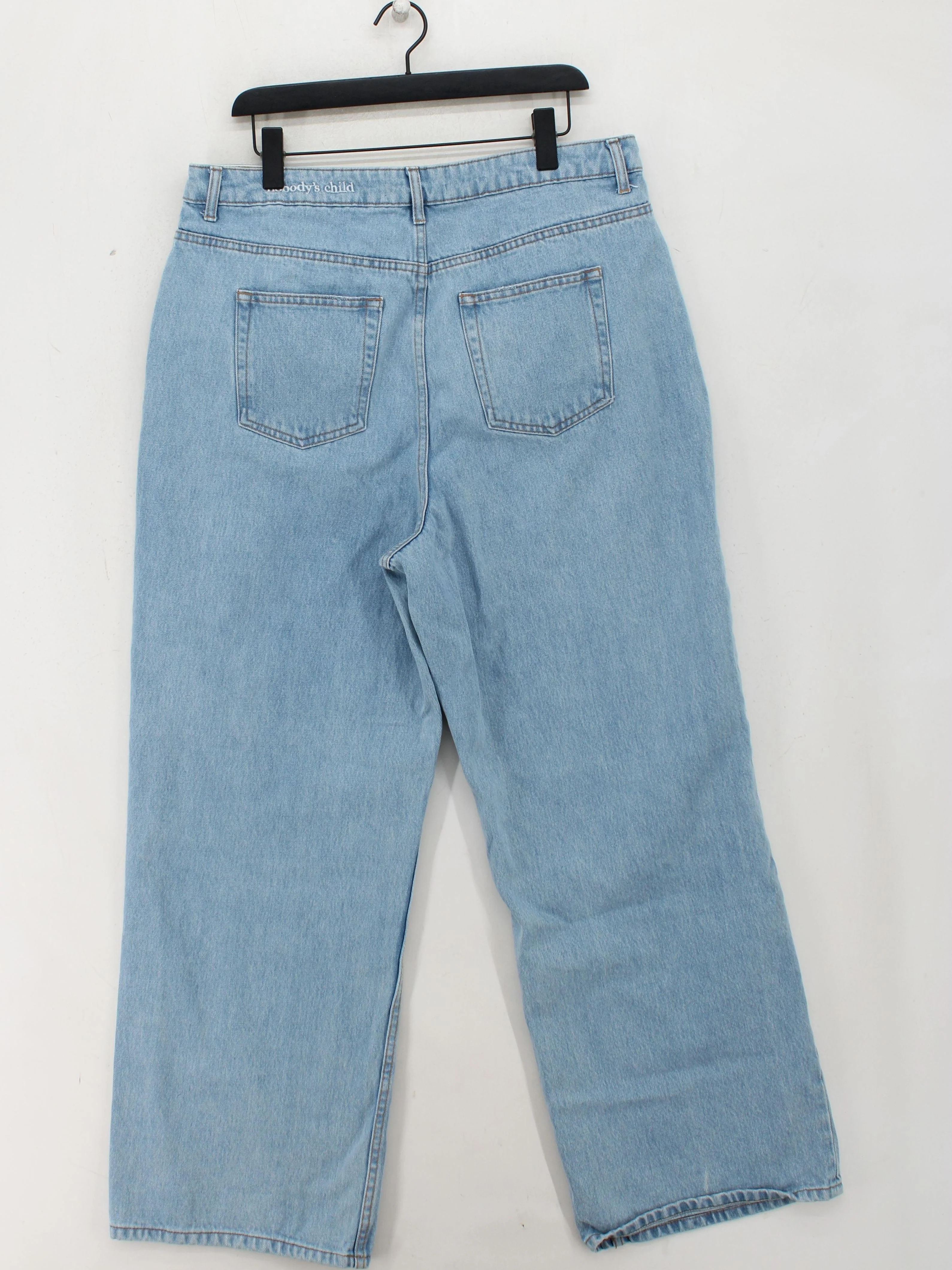 Nobody's Child Women's Jeans UK 18 Blue 100% Cotton Wide-Leg - Image 2