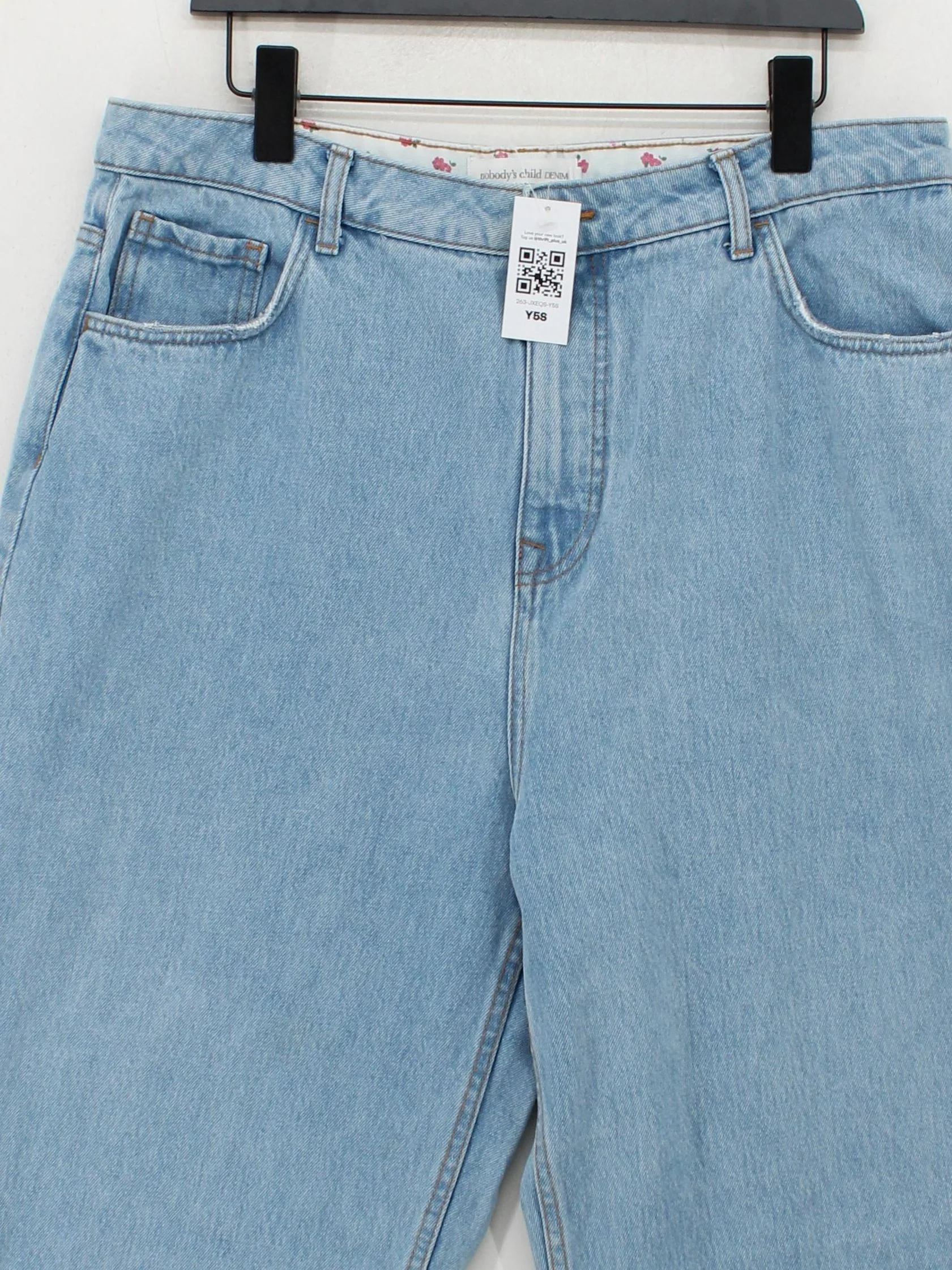 Nobody's Child Women's Jeans UK 18 Blue 100% Cotton Wide-Leg - Image 3
