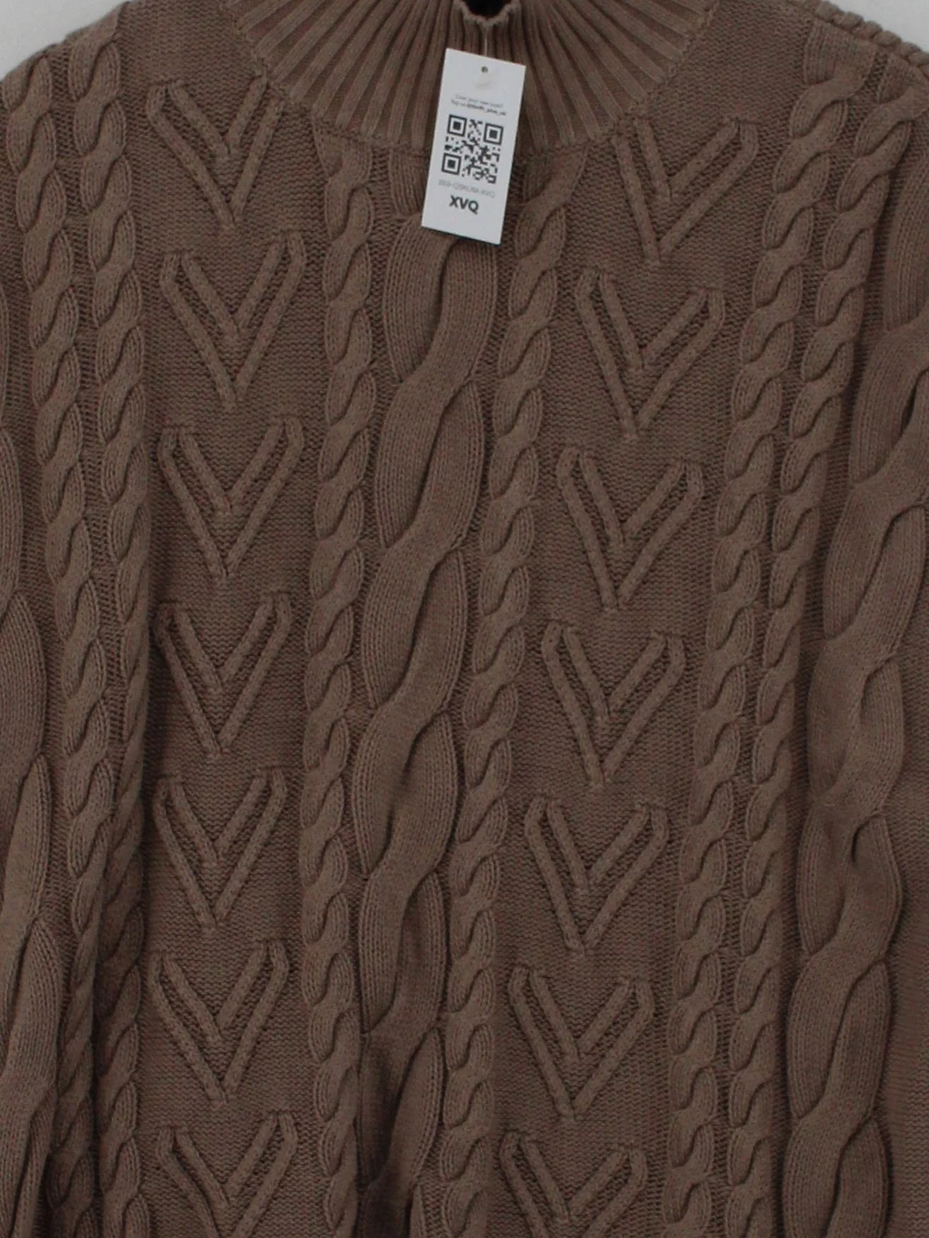 Nobody's Child Women's Jumper M Tan 100% Cotton High Neck Vest - Image 3