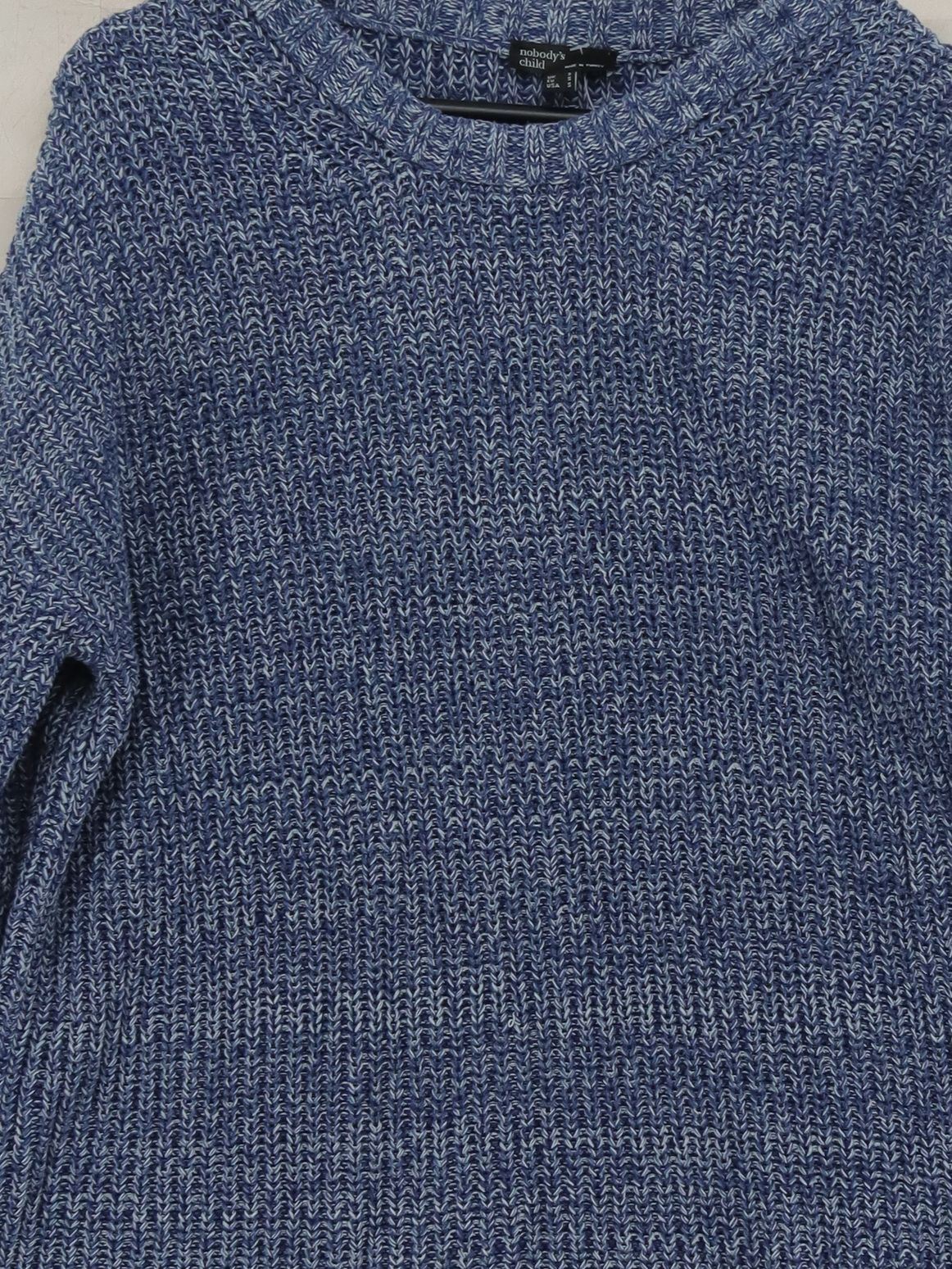 Nobody's Child Women's Jumper S Blue 100% Cotton Crew Neck Pullover - Image 3