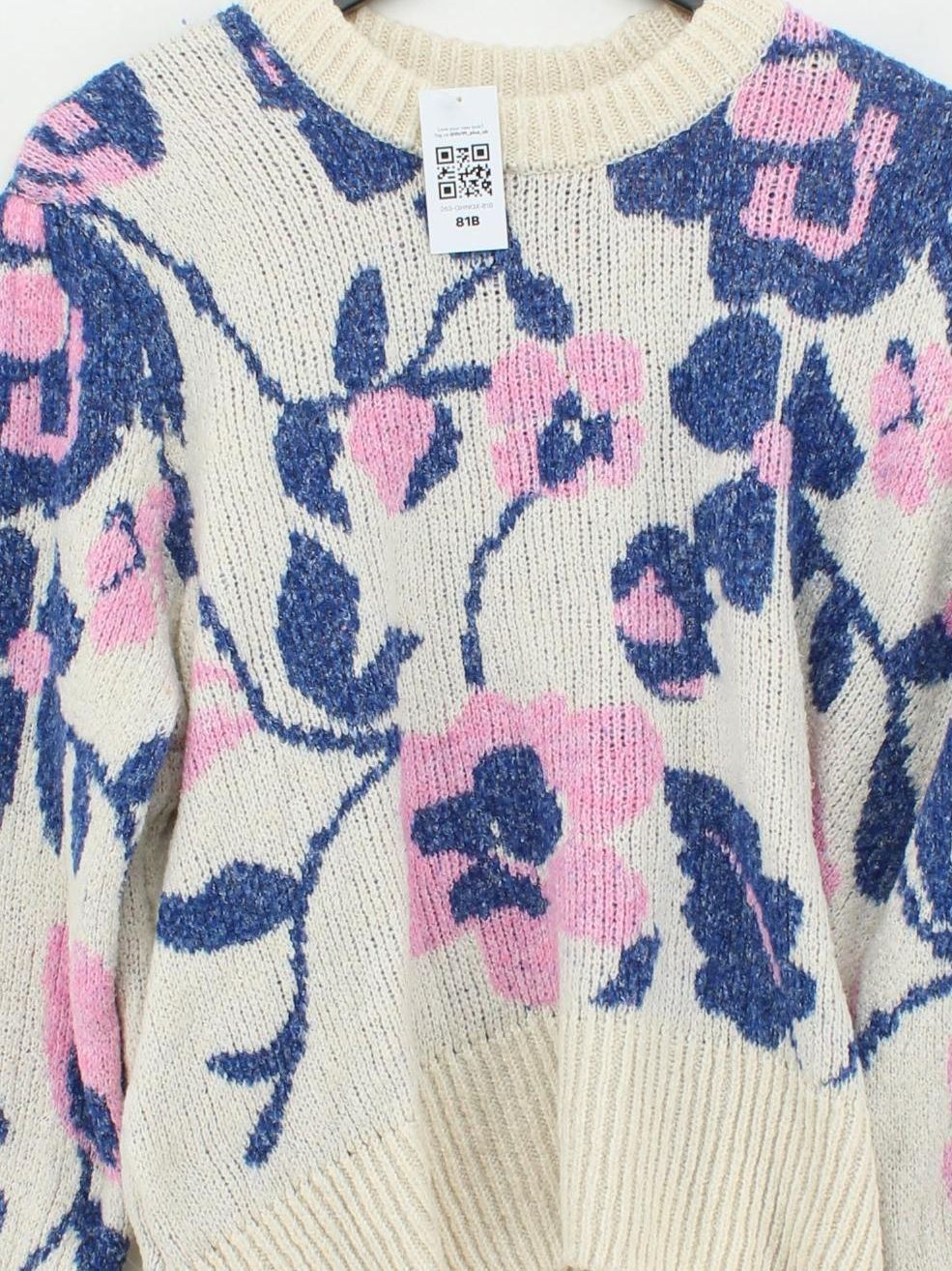 Nobody's Child Women's Jumper UK 12 Cream Acrylic with Polyester Pullover - Image 3