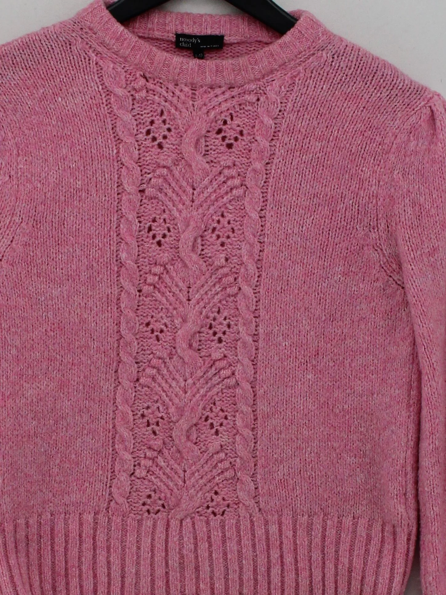 Nobody's Child Women's Jumper UK 8 Pink Acrylic with Polyester Pullover - Image 3