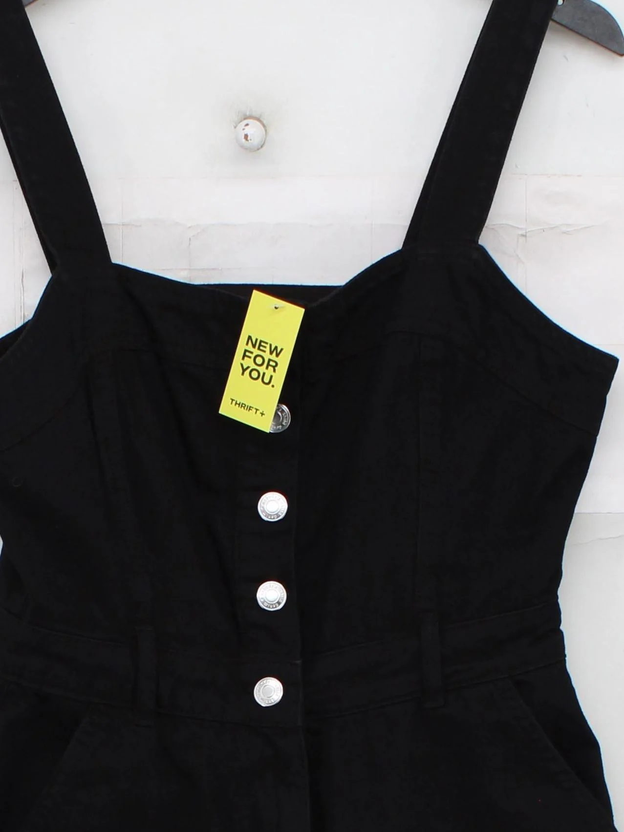 Nobody's Child Women's Jumpsuit UK 10 Black 100% Cotton Wide-Leg Jumpsuit - Image 3