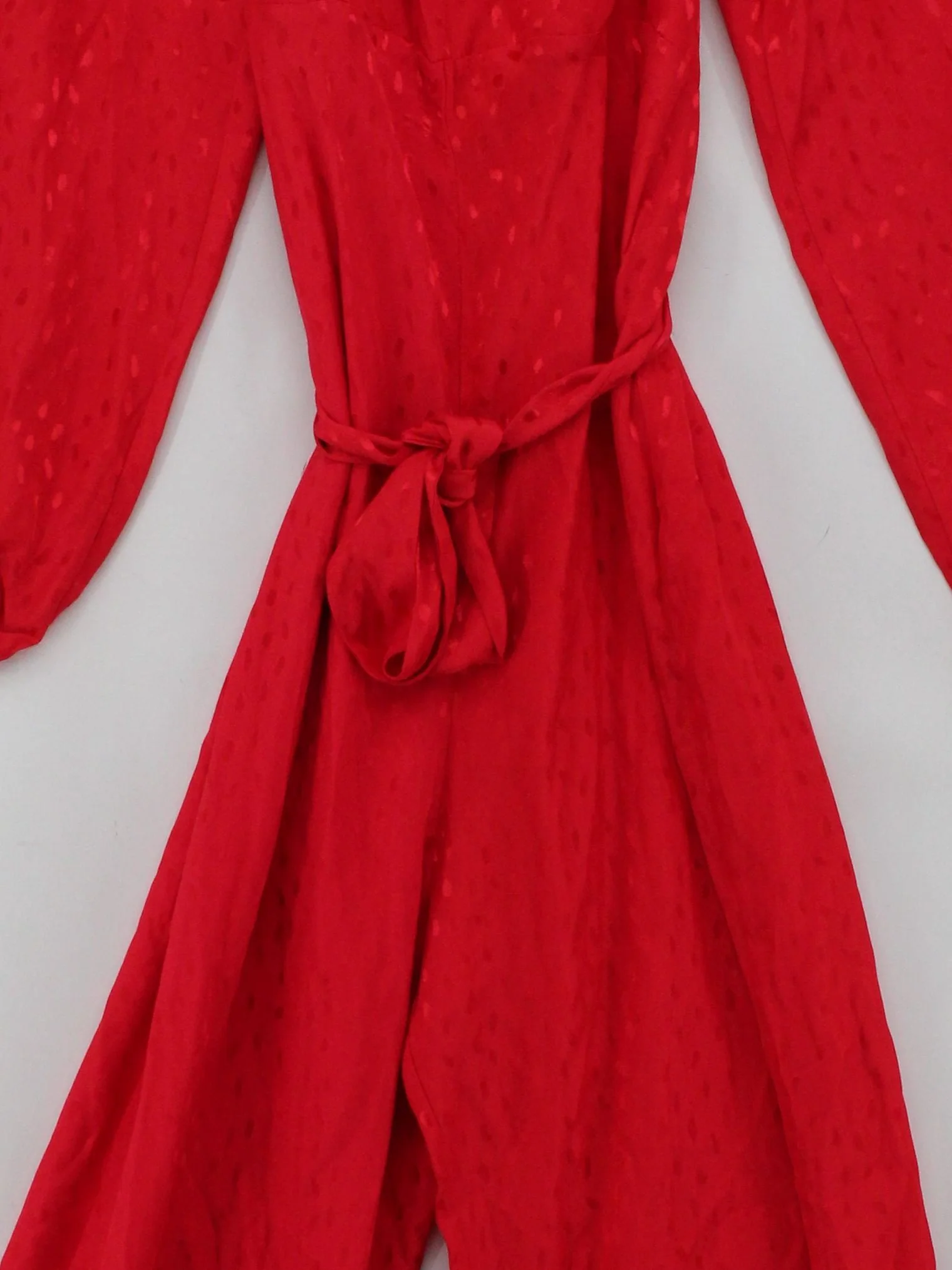 Nobody's Child Women's Jumpsuit UK 12 Red 100% Viscose Wide-Leg Jumpsuit - Image 3