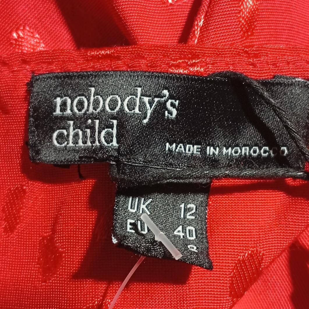 Nobody's Child Women's Jumpsuit UK 12 Red 100% Viscose Wide-Leg Jumpsuit - Image 5