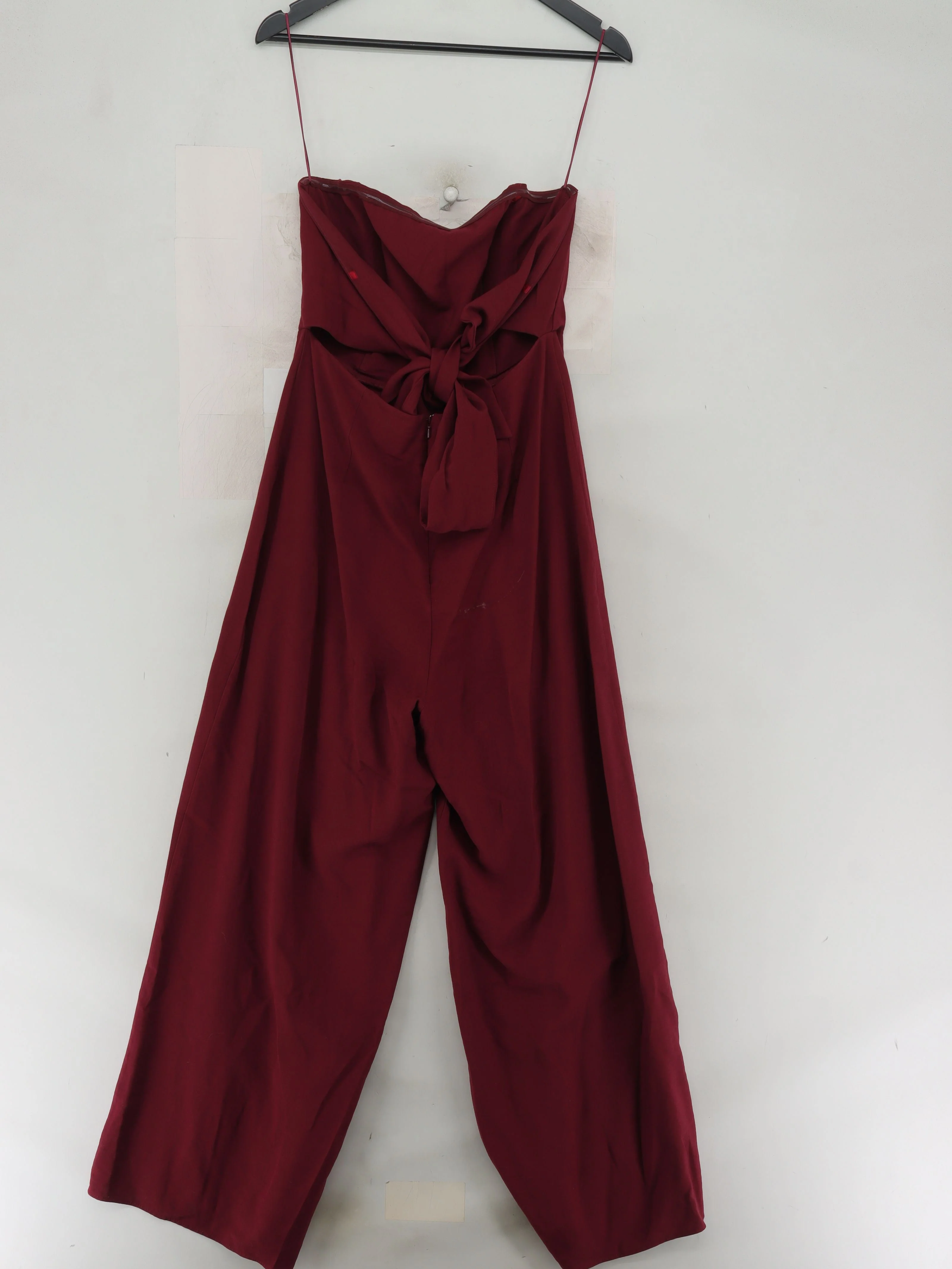 Nobody's Child Women's Jumpsuit UK 12 Red Viscose with Polyester Jumpsuit - Image 2