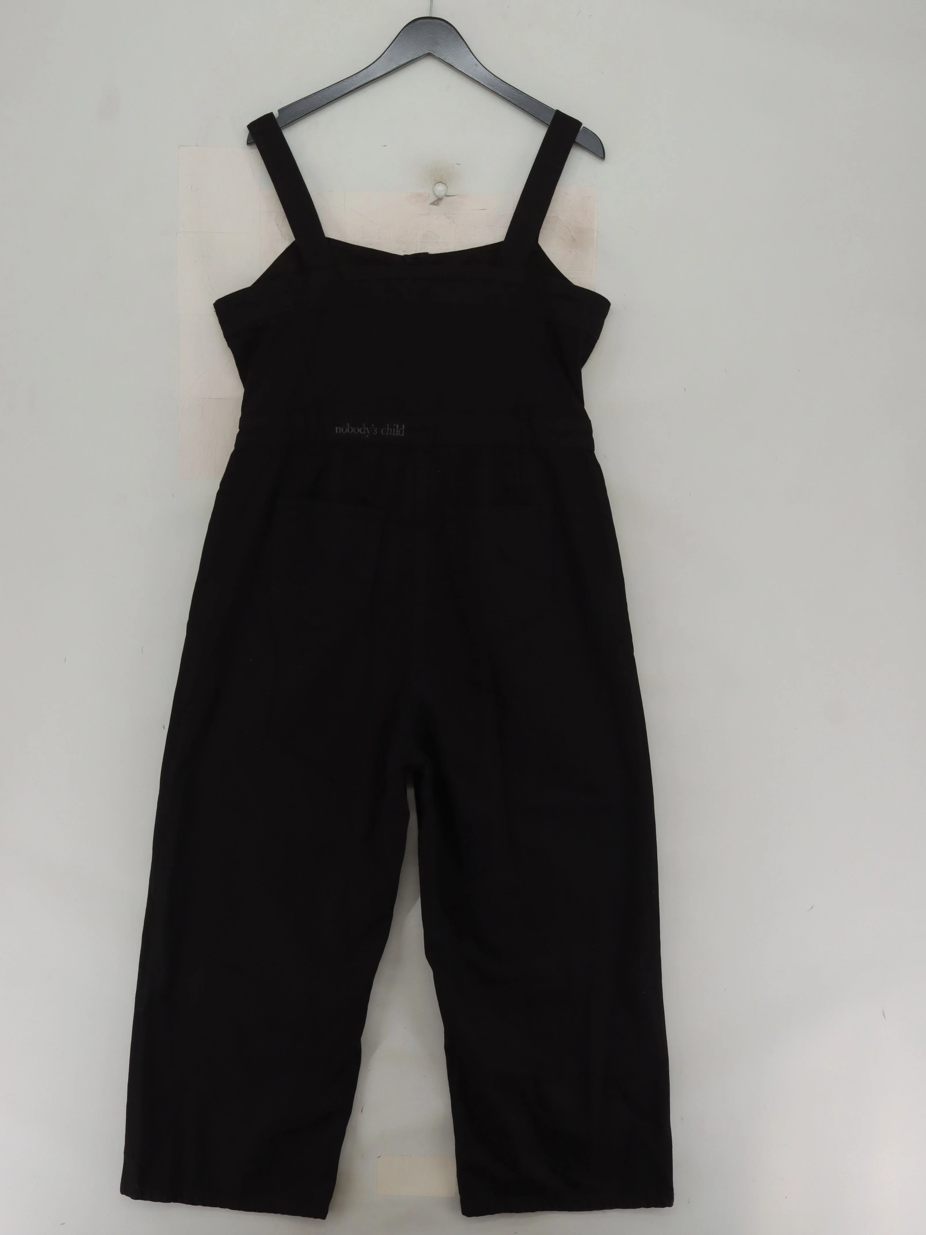 Nobody's Child Women's Jumpsuit UK 16 Black 100% Cotton Wide-Leg Jumpsuit - Image 2