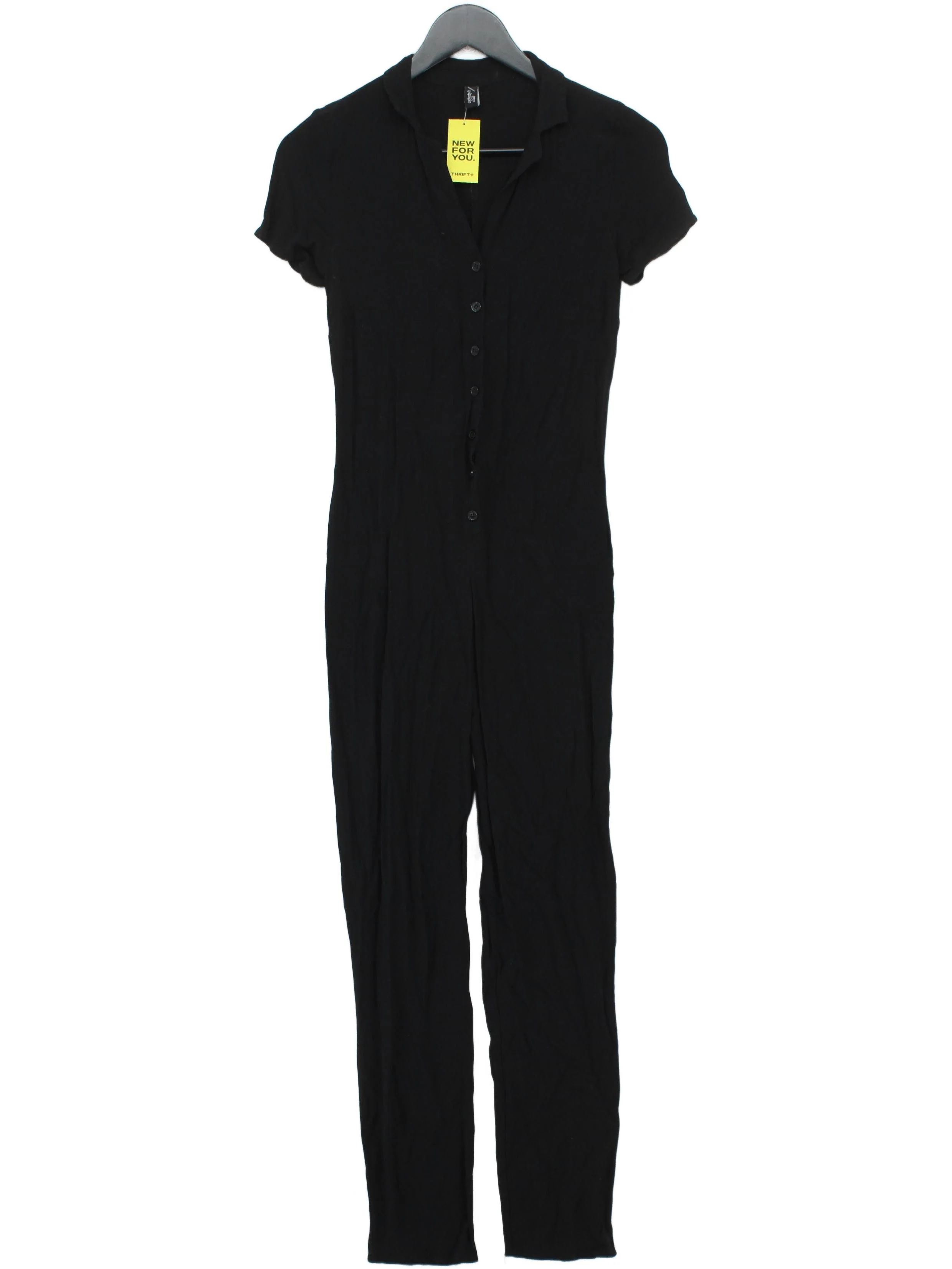 Nobody's Child Women's Jumpsuit XXS Black 100% Viscose Straight Jumpsuit