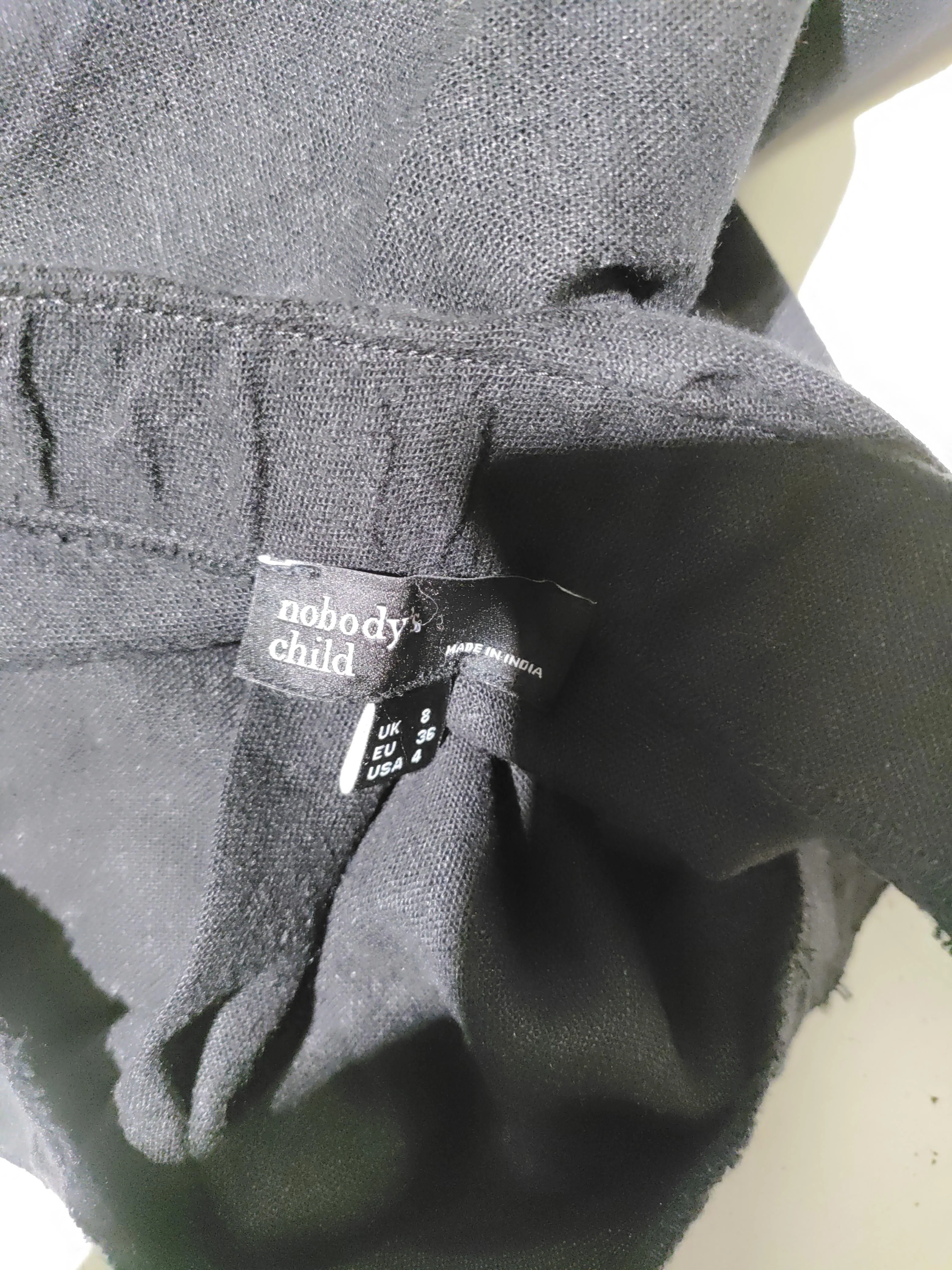 Nobody's Child Women's Maxi Skirt UK 8 Black Linen with Viscose Long Maxi - Image 5