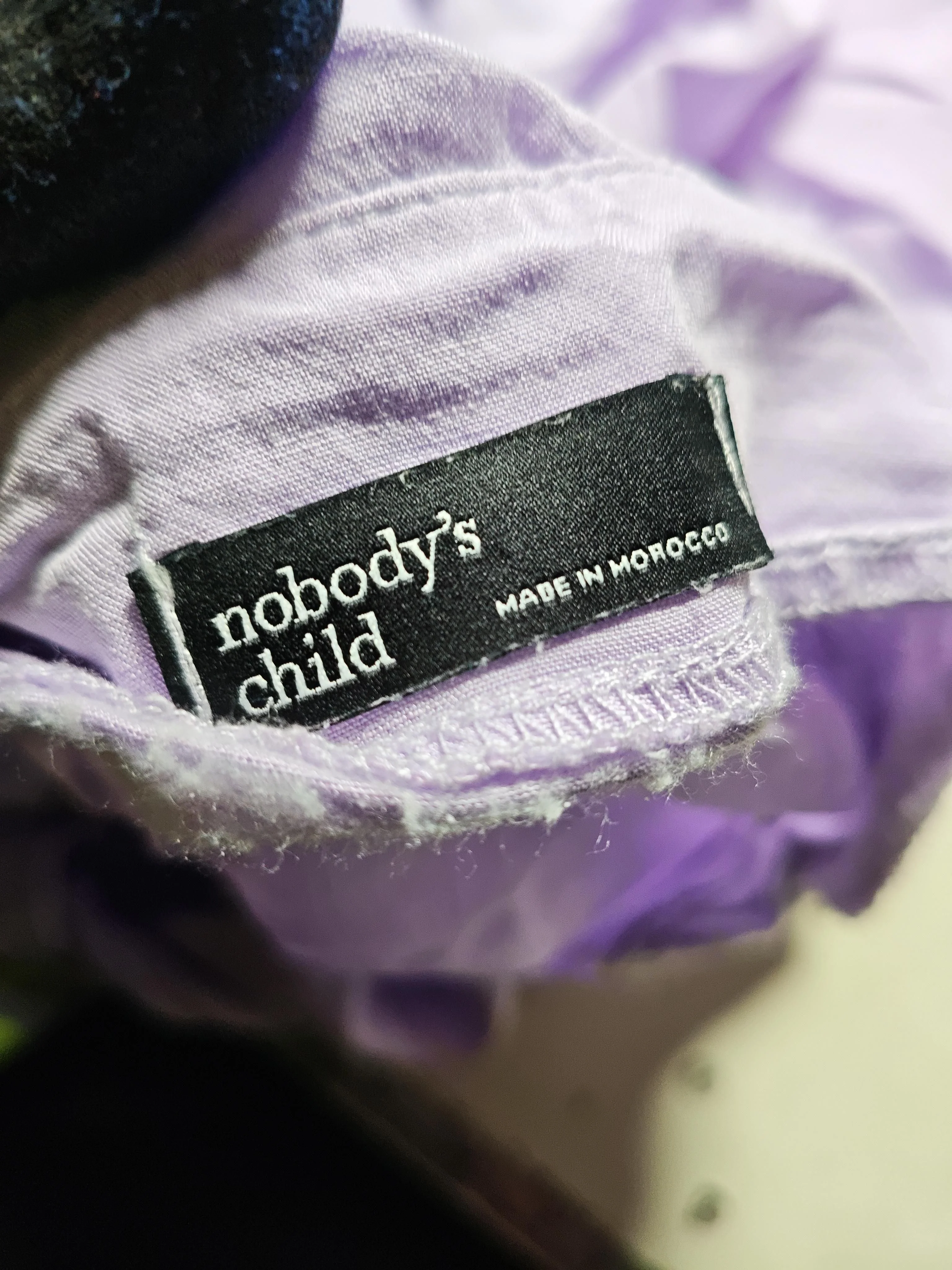 Nobody's Child Women's Midi Skirt W 28 in Purple 100% Other Midi Wrap - Image 5