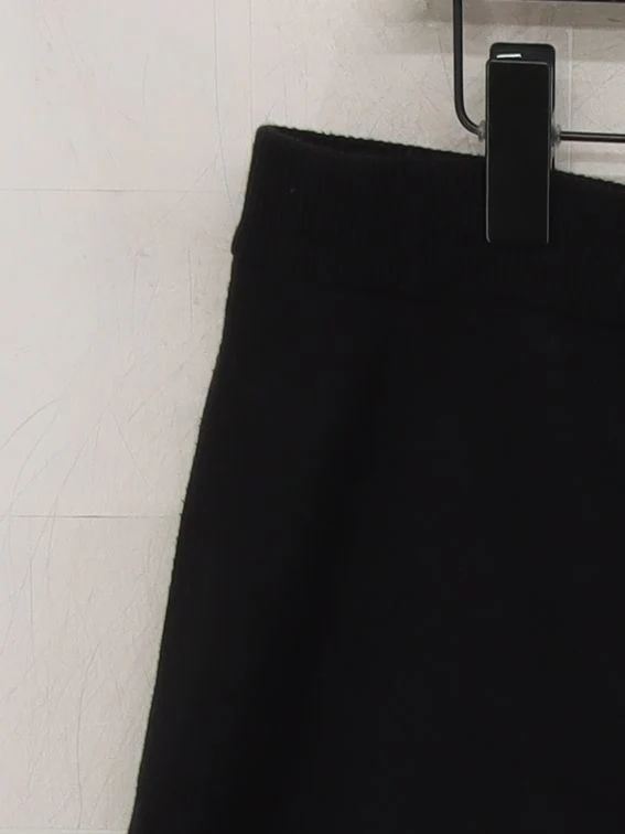 Nobody's Child Women's Mini Skirt L Black Viscose with Polyamide, Polyester Mini - Image 4