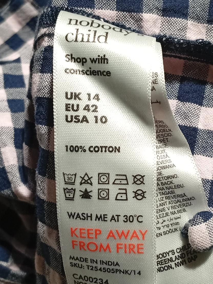 Nobody's Child Women's Shirt L Multi 100% Cotton Basic - Image 6
