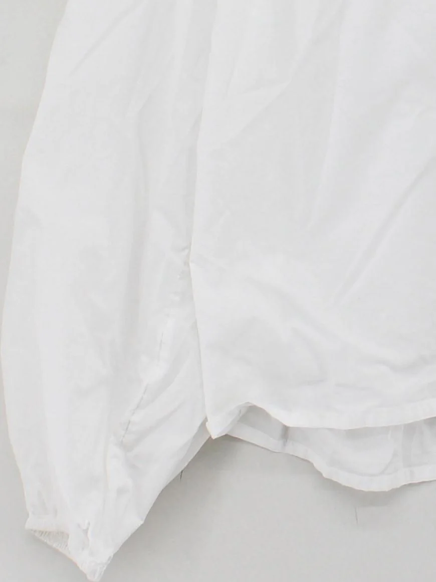 Nobody's Child Women's Shirt UK 12 White 100% Cotton Long Sleeve Collared Basic - Image 4