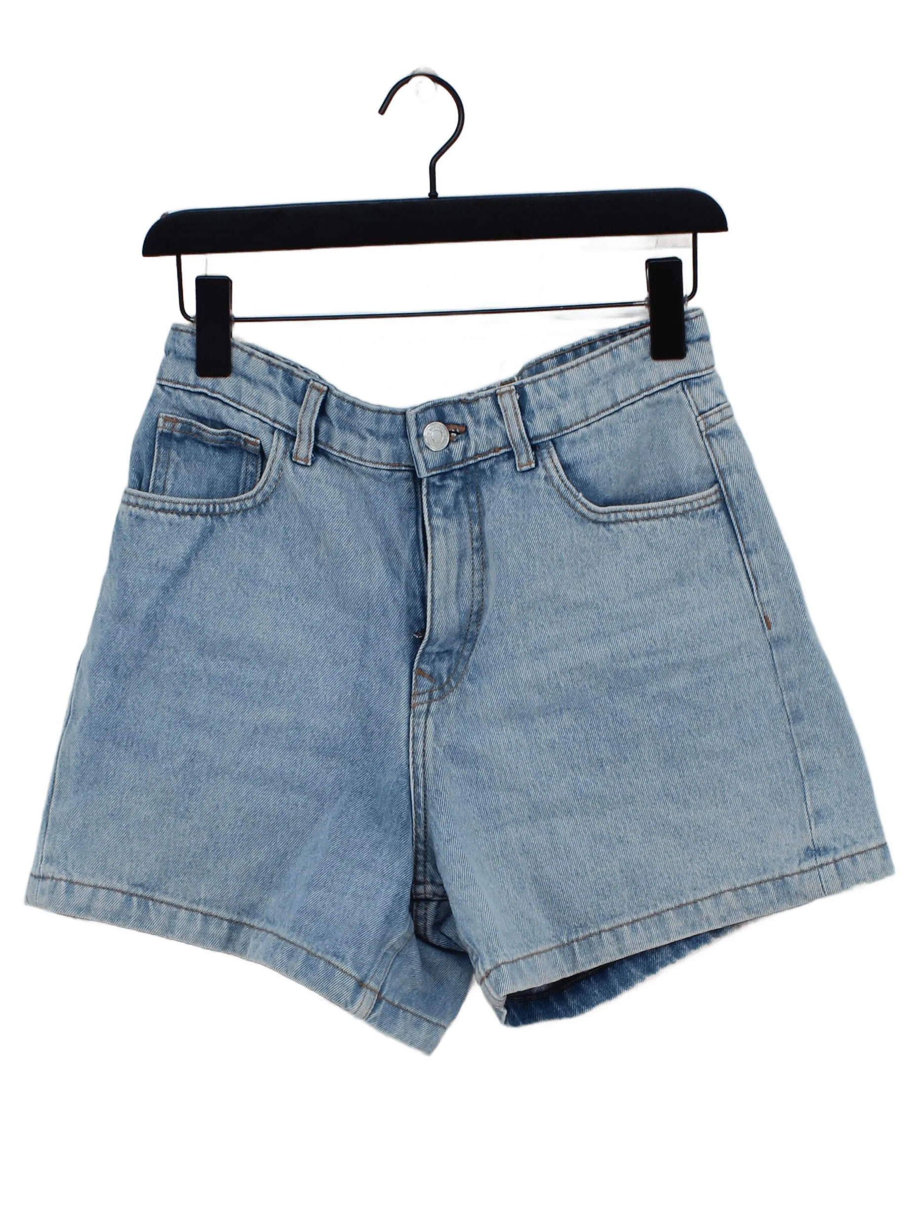 Nobody's Child Women's Shorts S Blue 100% Cotton Mom
