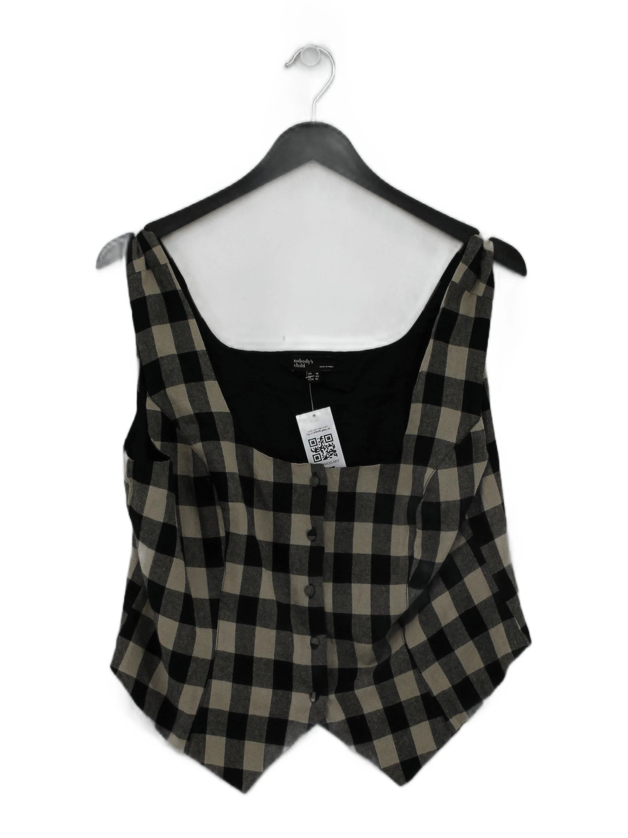 Nobody's Child Women's Top L Multi 100% Cotton Basic