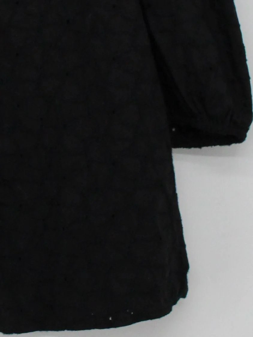 Nobody's Child Women's Top UK 14 Black Cotton with Polyester Basic - Image 4