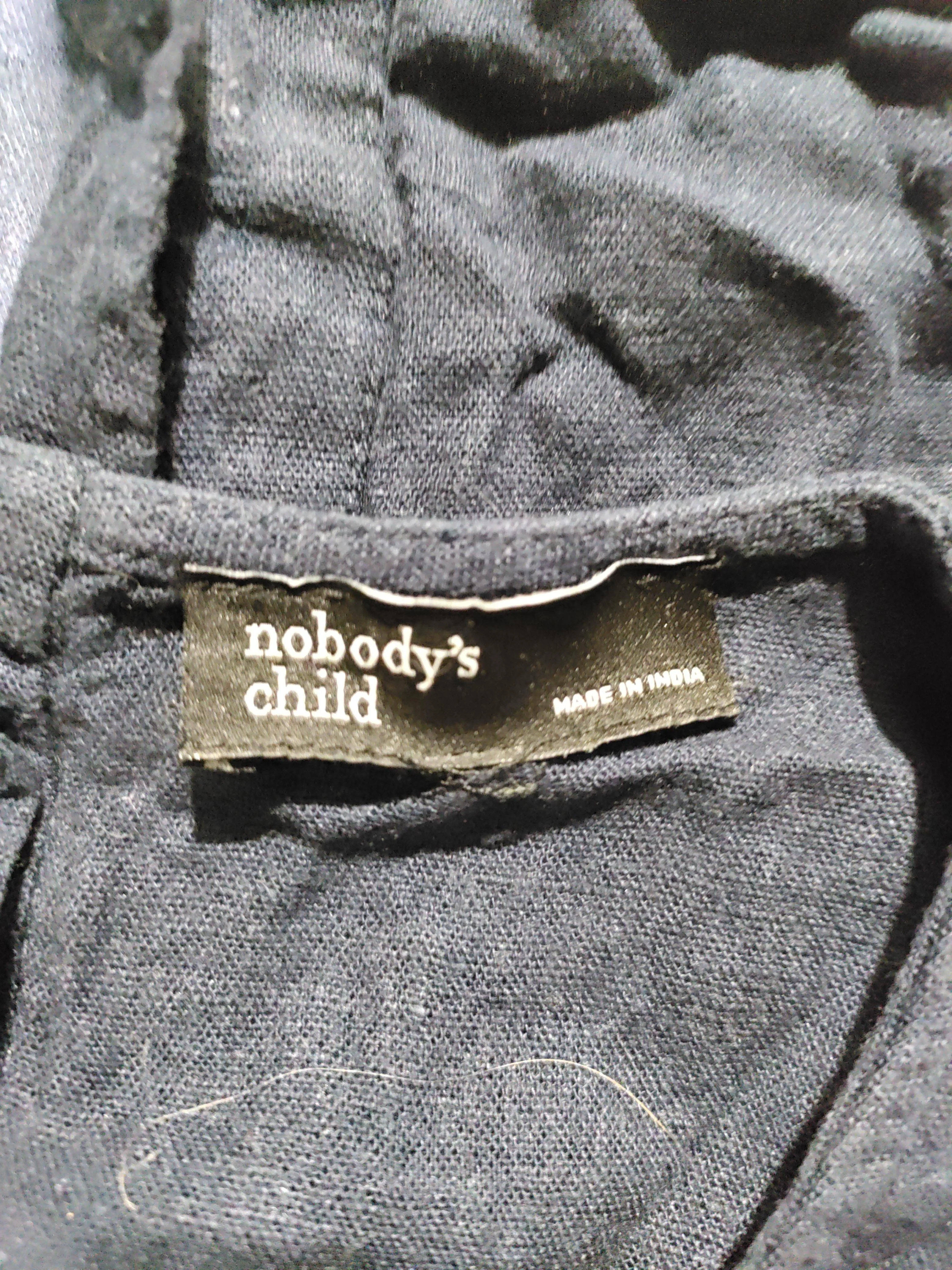 Nobody's Child Women's Top UK 8 Blue Linen with Viscose Basic - Image 6