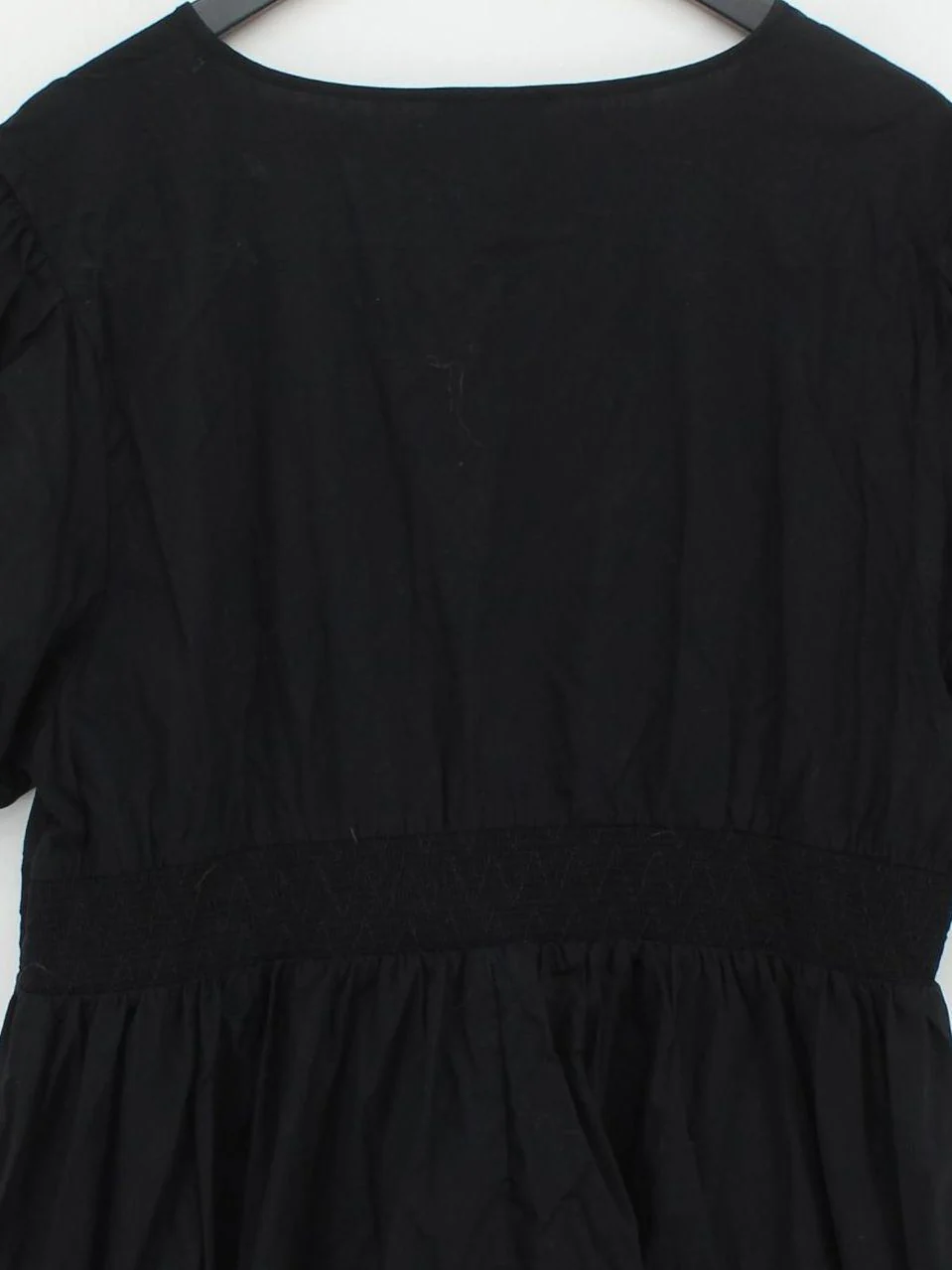 Nobody's Child Women's Top XL Black 100% Cotton Short Sleeve Round Neck Basic - Image 3