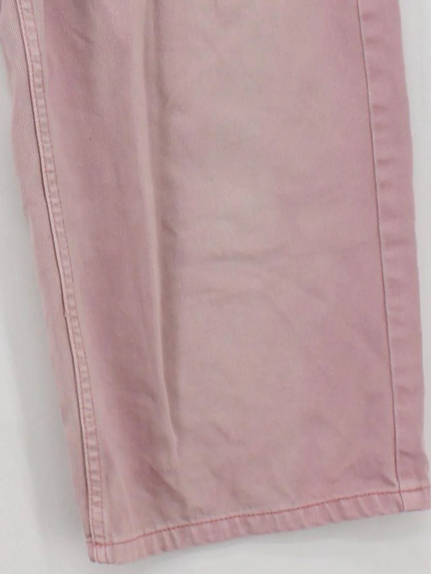 Nobody's Child Women's Trousers M Pink 100% Cotton Wide-Leg Cropped - Image 4