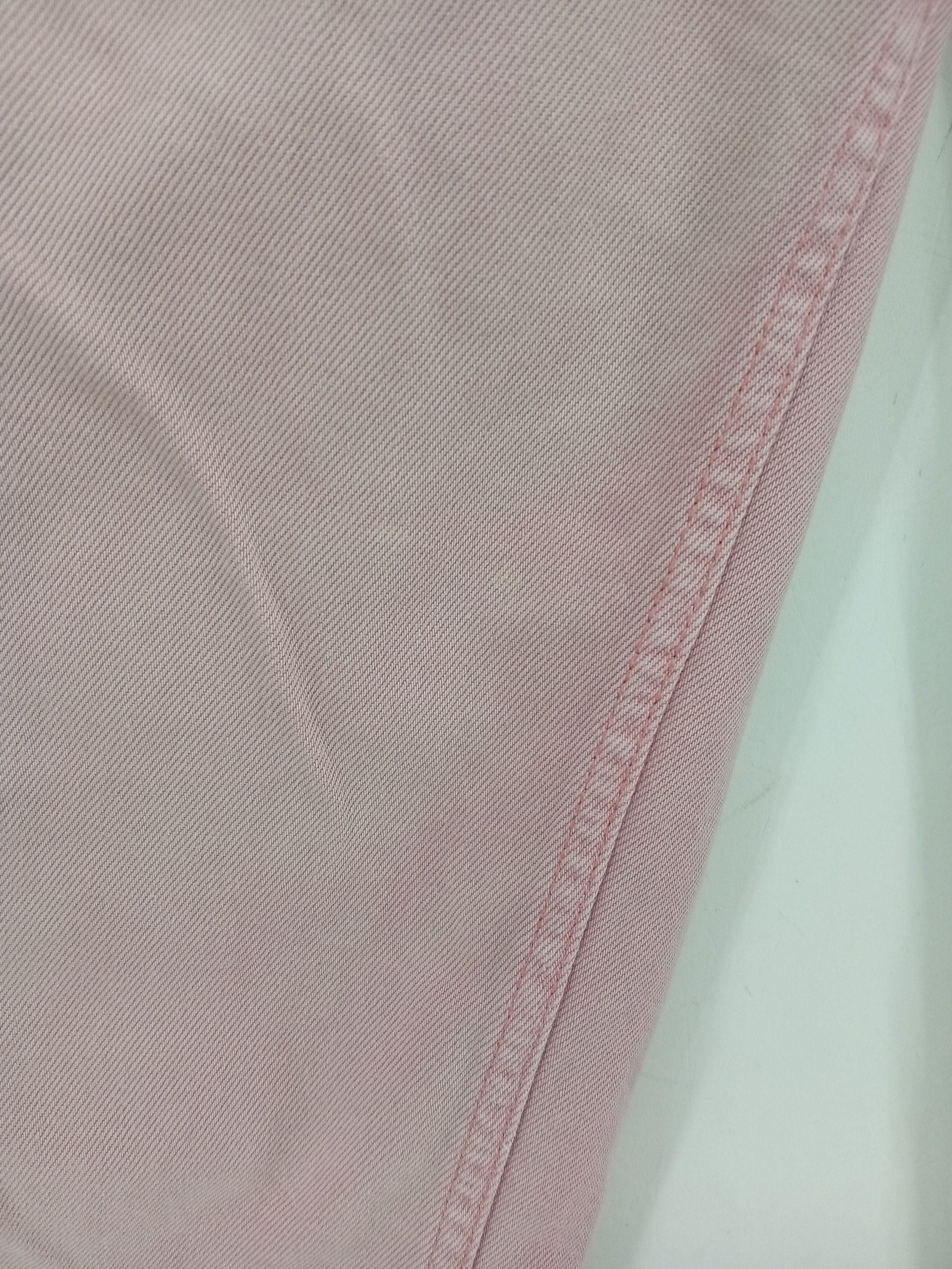 Nobody's Child Women's Trousers M Pink 100% Cotton Wide-Leg Cropped - Image 5