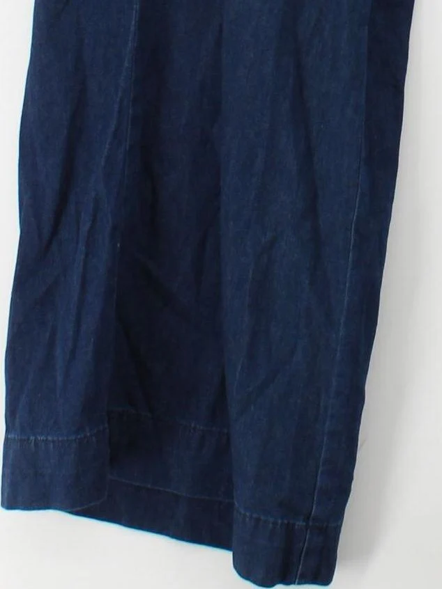 Nobody's Child Women's Trousers UK 14 Blue 100% Cotton Wide-Leg Chino - Image 4