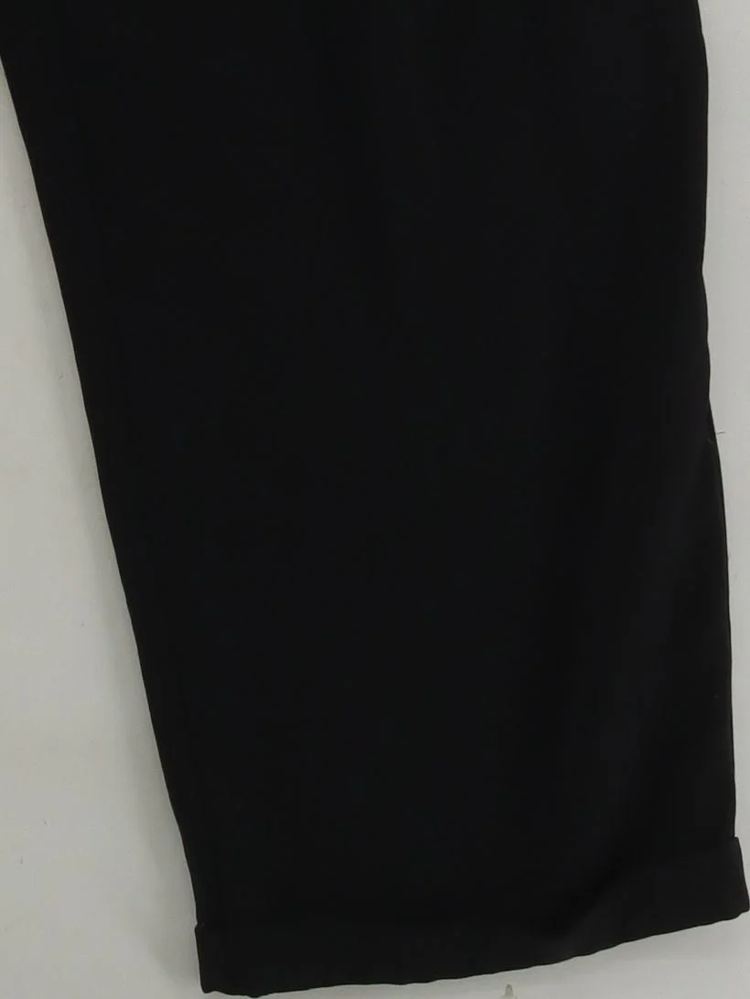Nobody's Child Women's Trousers UK 8 Black 100% Other Wide-Leg Cropped - Image 4
