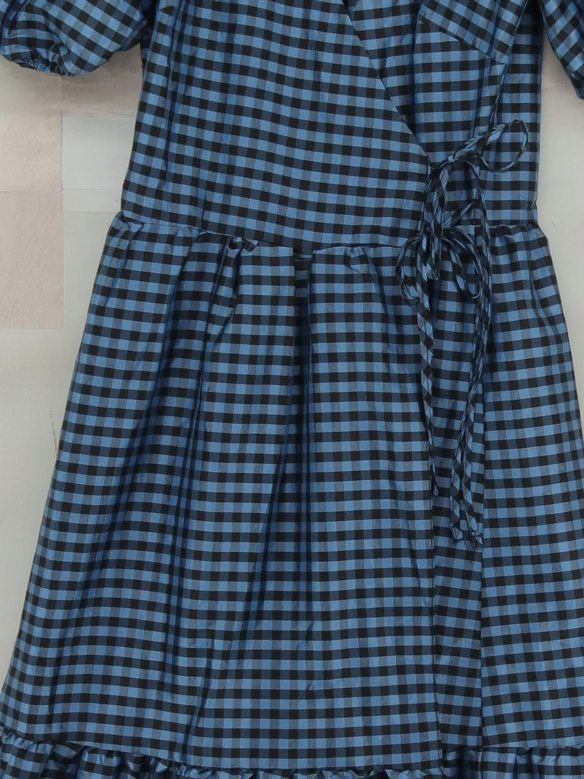 Nobody's Child Wrap Maxi Dress UK6 in Blue - Image 3