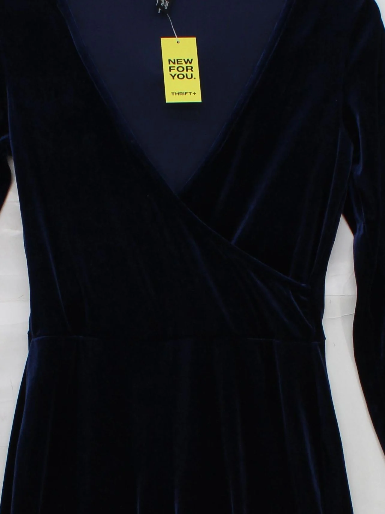 Nobody's Child Wrap Midi Dress S in Blue - Image 3