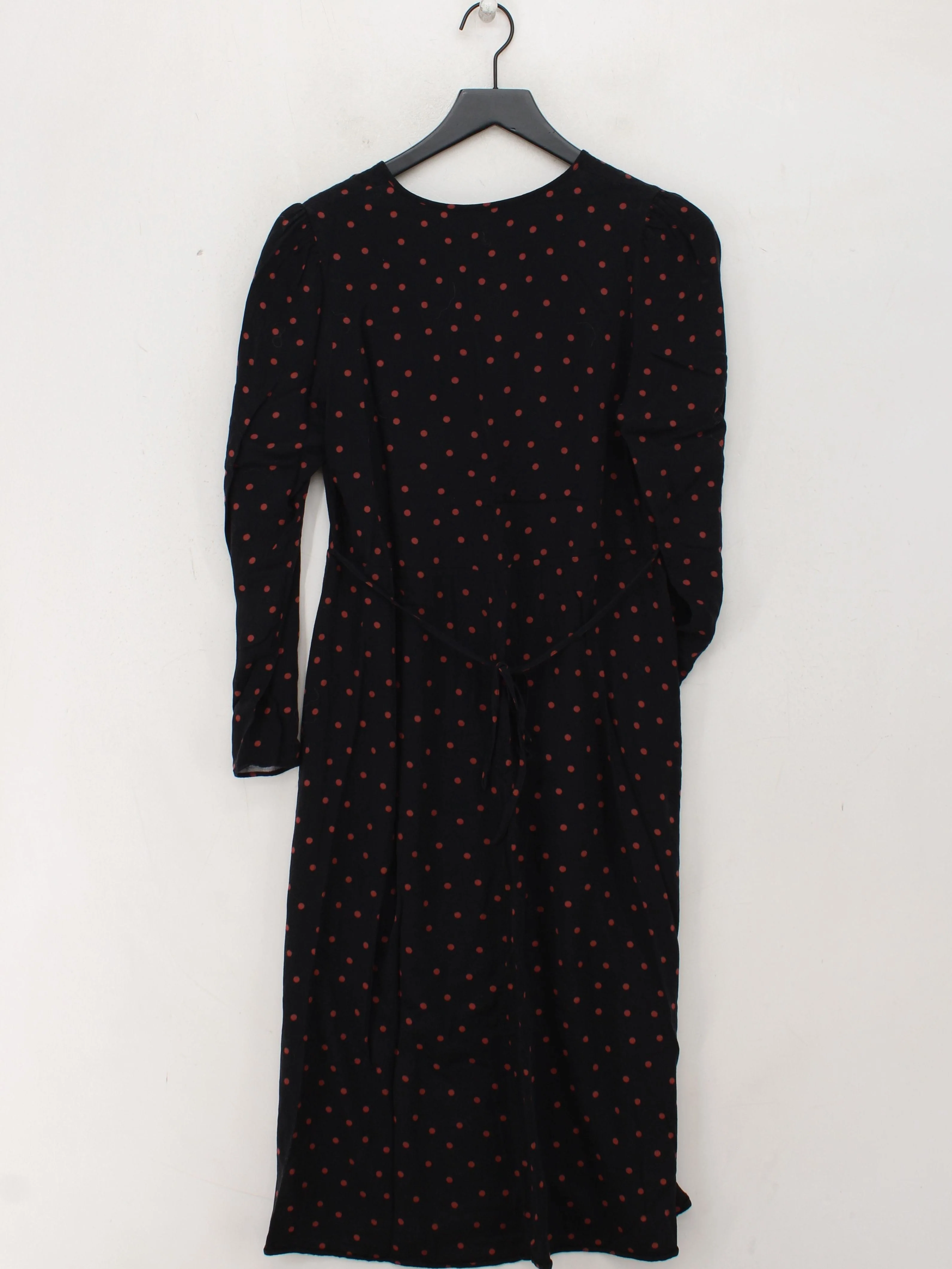 Nobody's Child Wrap Midi Dress UK10 in Black - Image 2