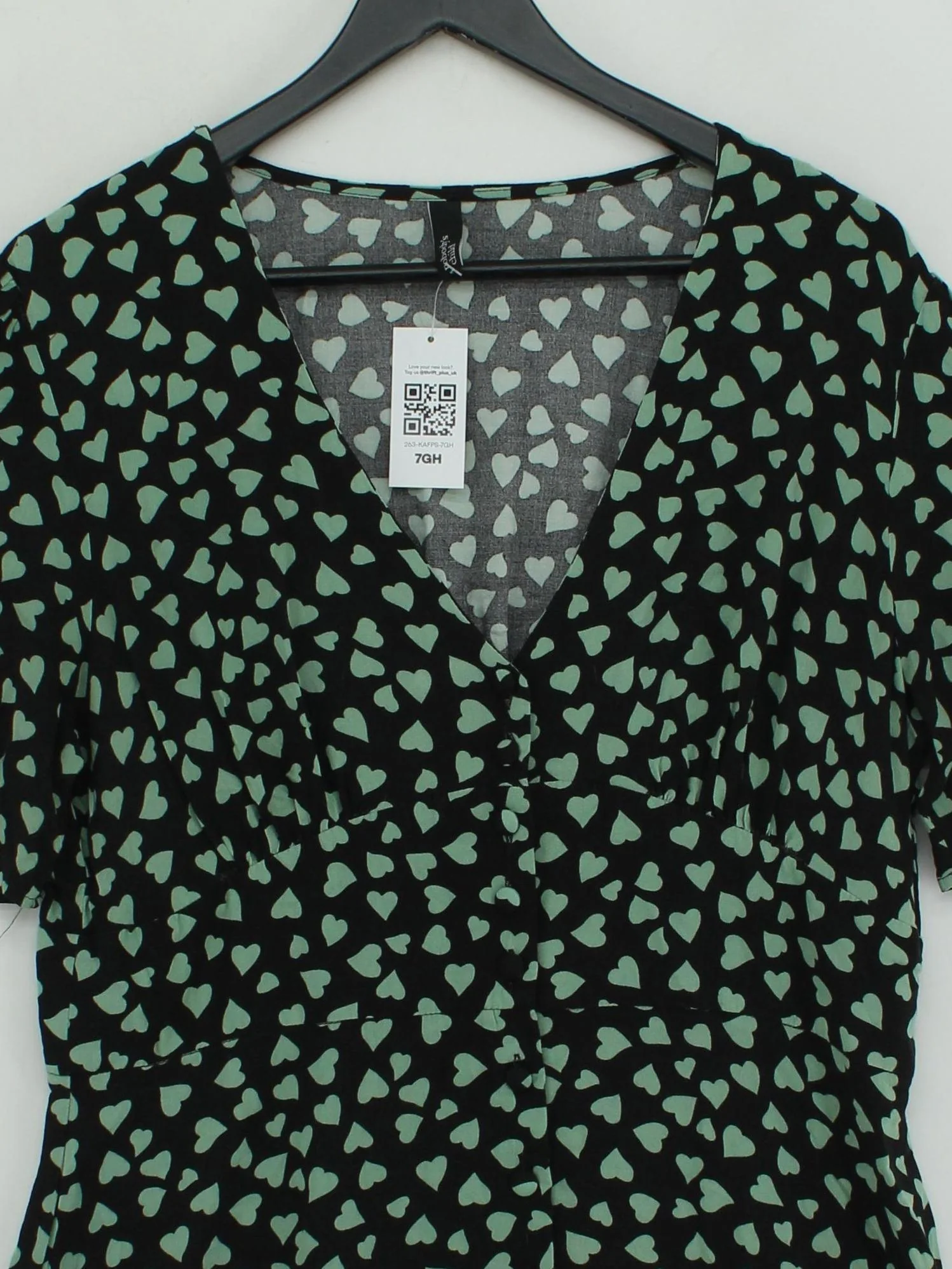 Nobody's Child Wrap Midi Dress UK14 in Multi - Image 3