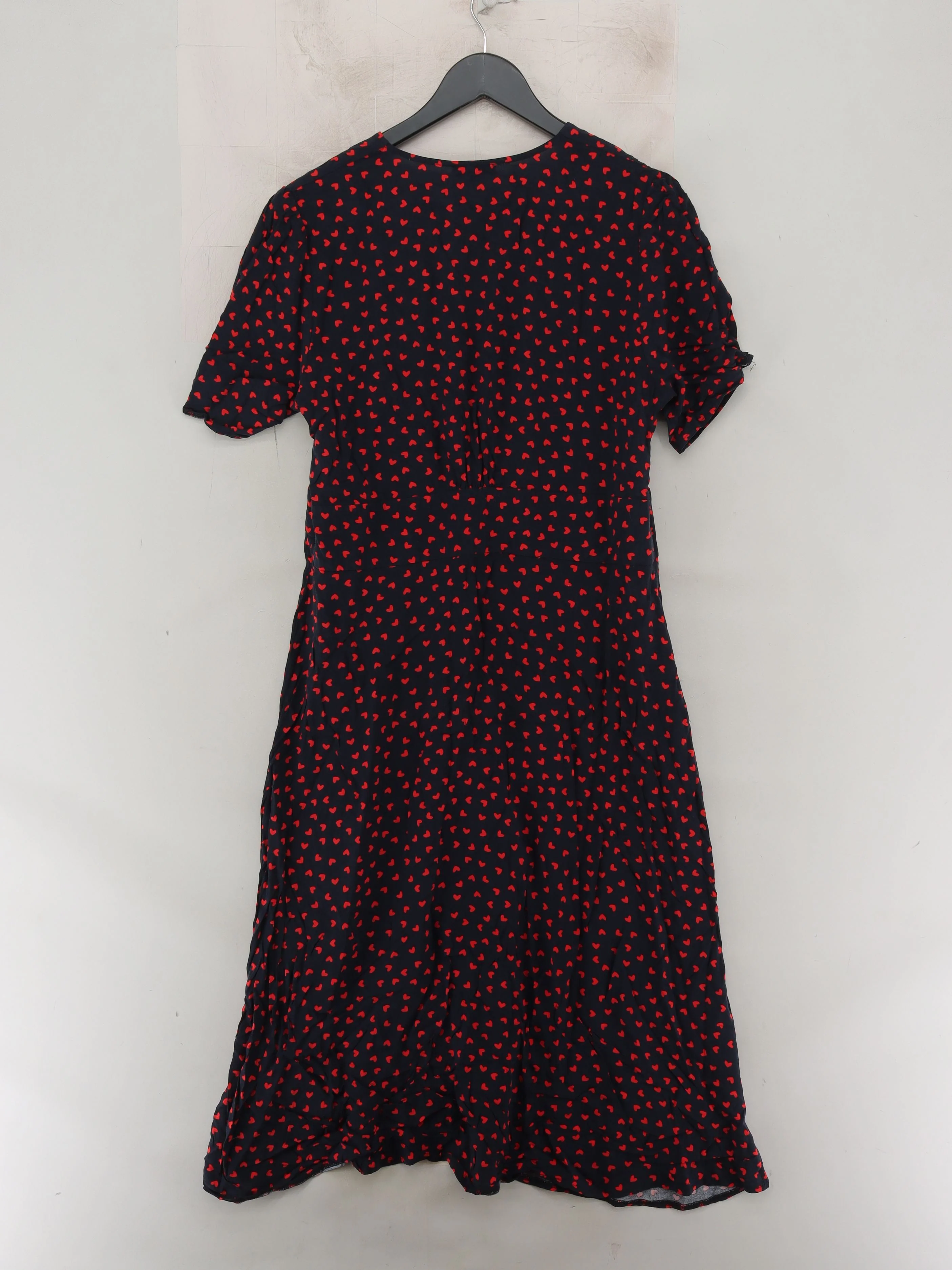 Nobody's Child Wrap Midi Dress UK18 in Black - Image 2