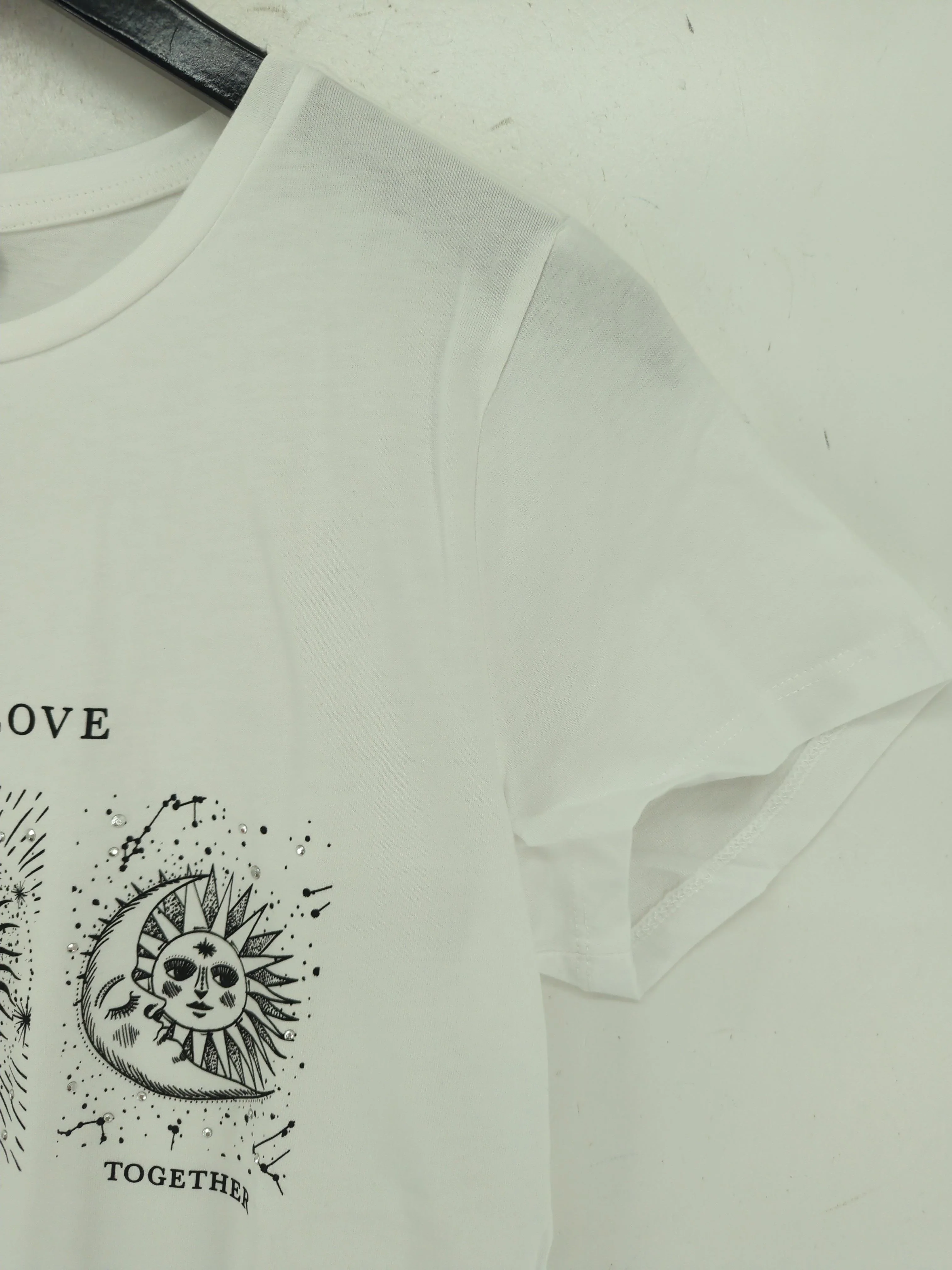 Noisy May Women's T-Shirt S White 100% Cotton Basic New with tags - Image 4