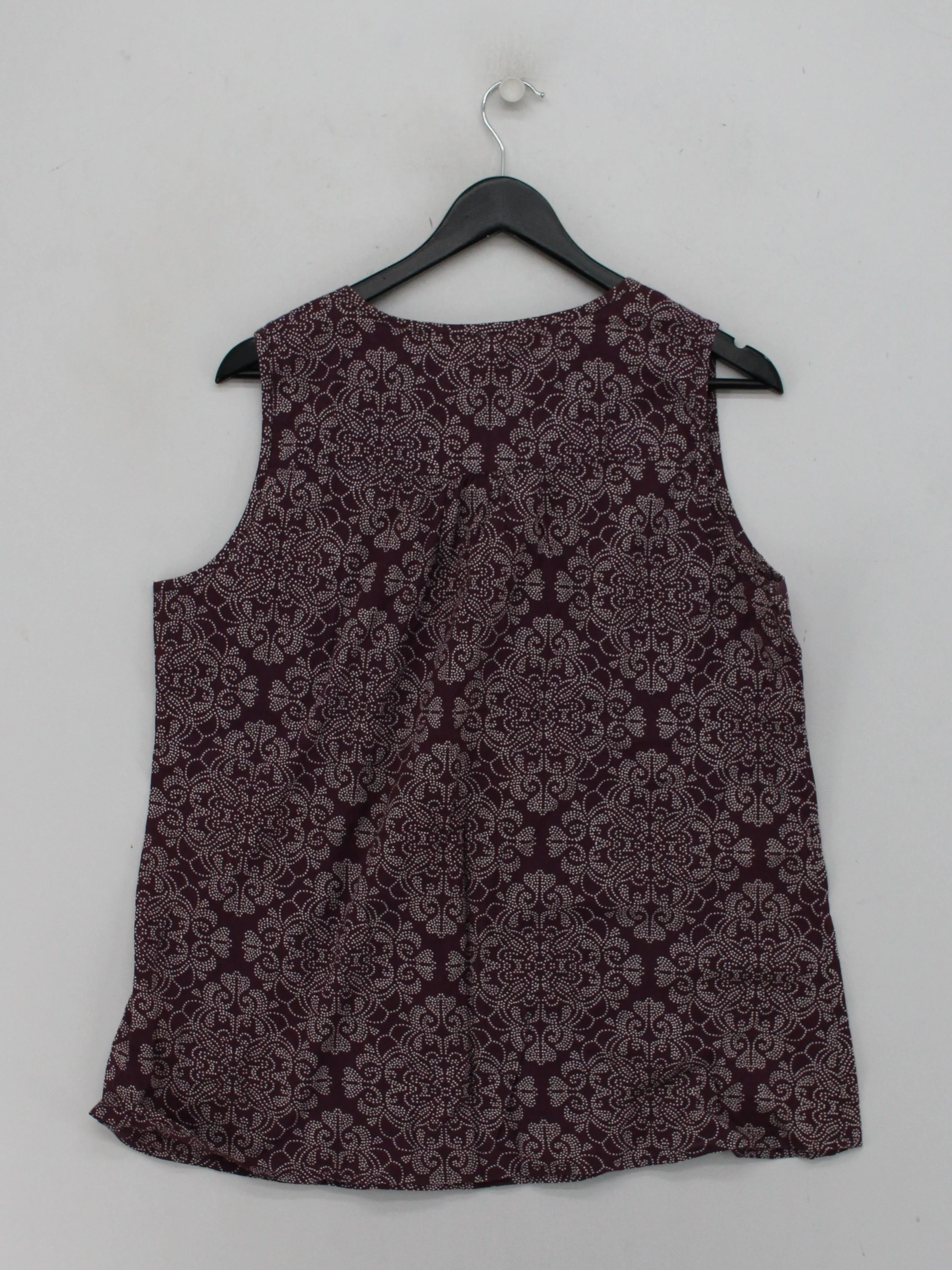 Nomads Women's Top UK 16 Purple 100% Cotton Basic - Image 2