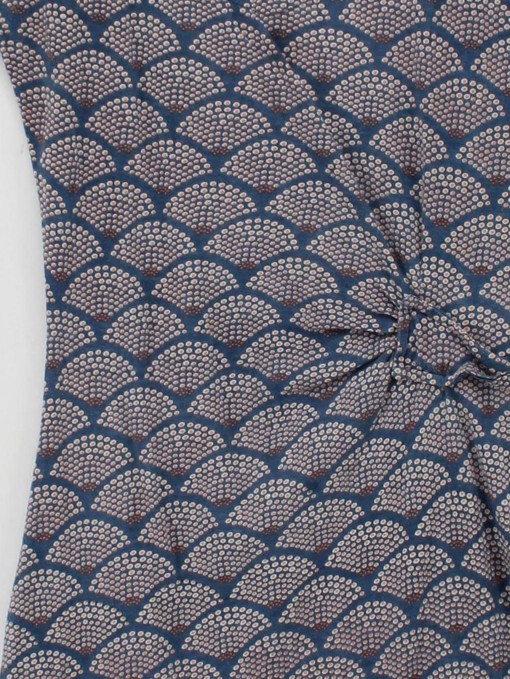 Nomads Wrap Mini Dress UK8 in Blue - Image 3
