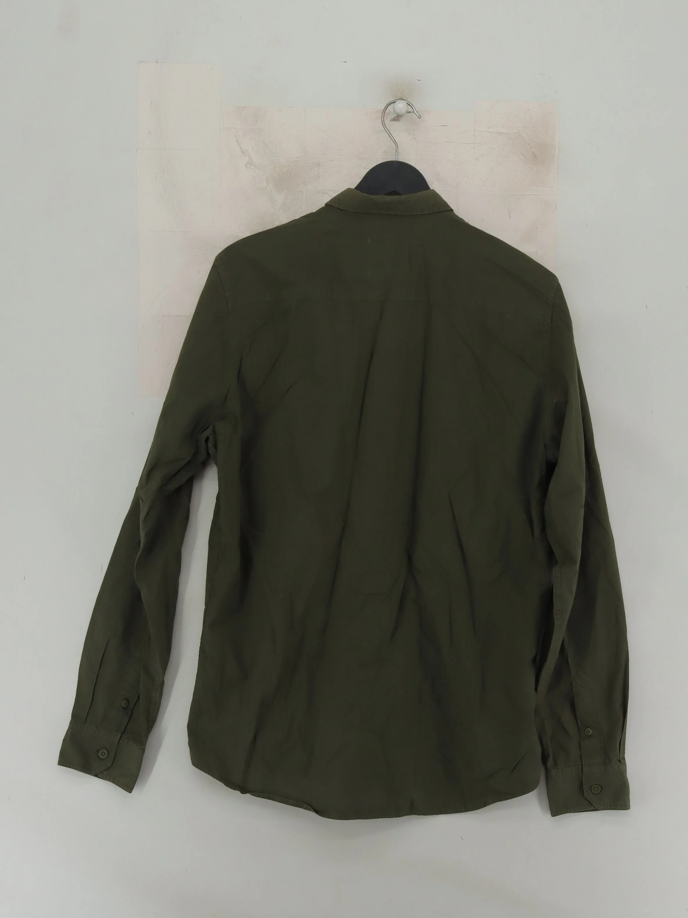 Norse Projects Men's Shirt L Green 100% Cotton Basic - Image 2