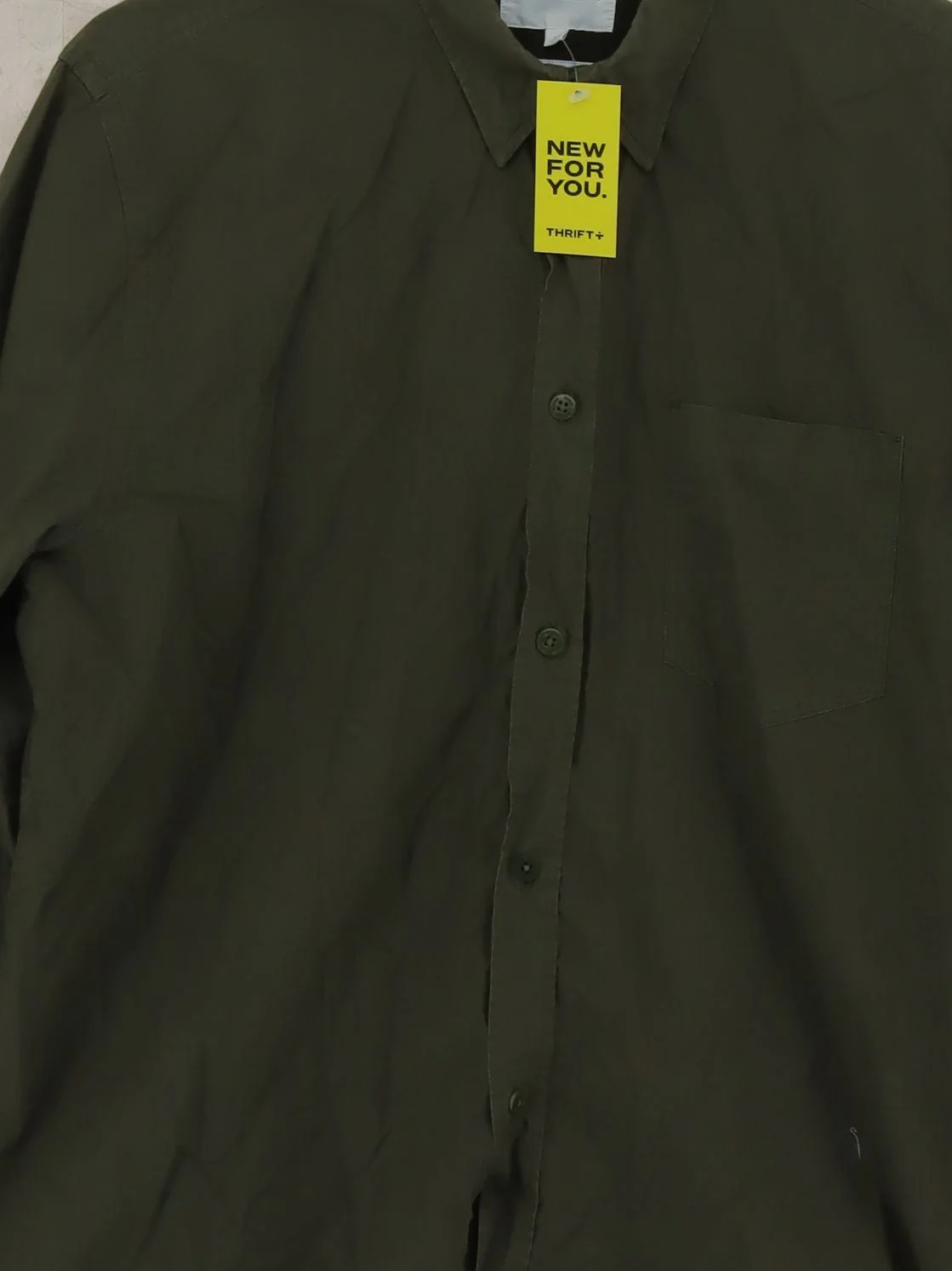 Norse Projects Men's Shirt L Green 100% Cotton Basic - Image 3