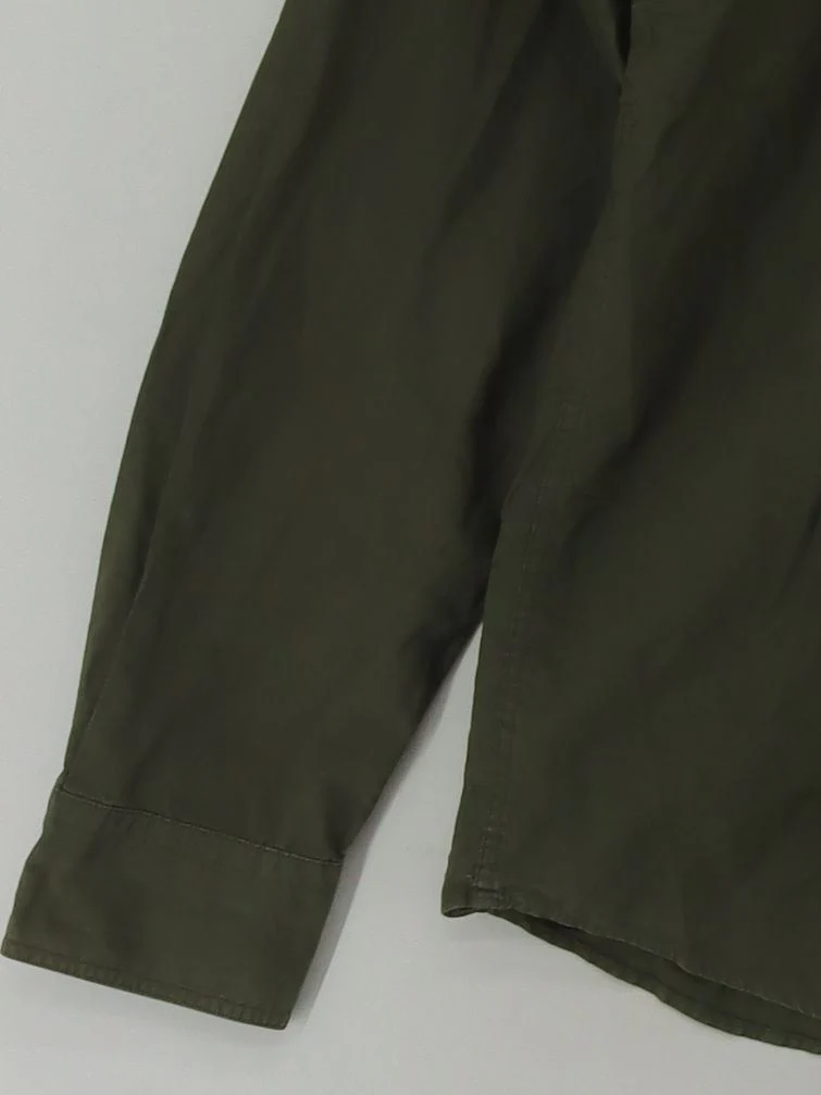 Norse Projects Men's Shirt L Green 100% Cotton Basic - Image 4