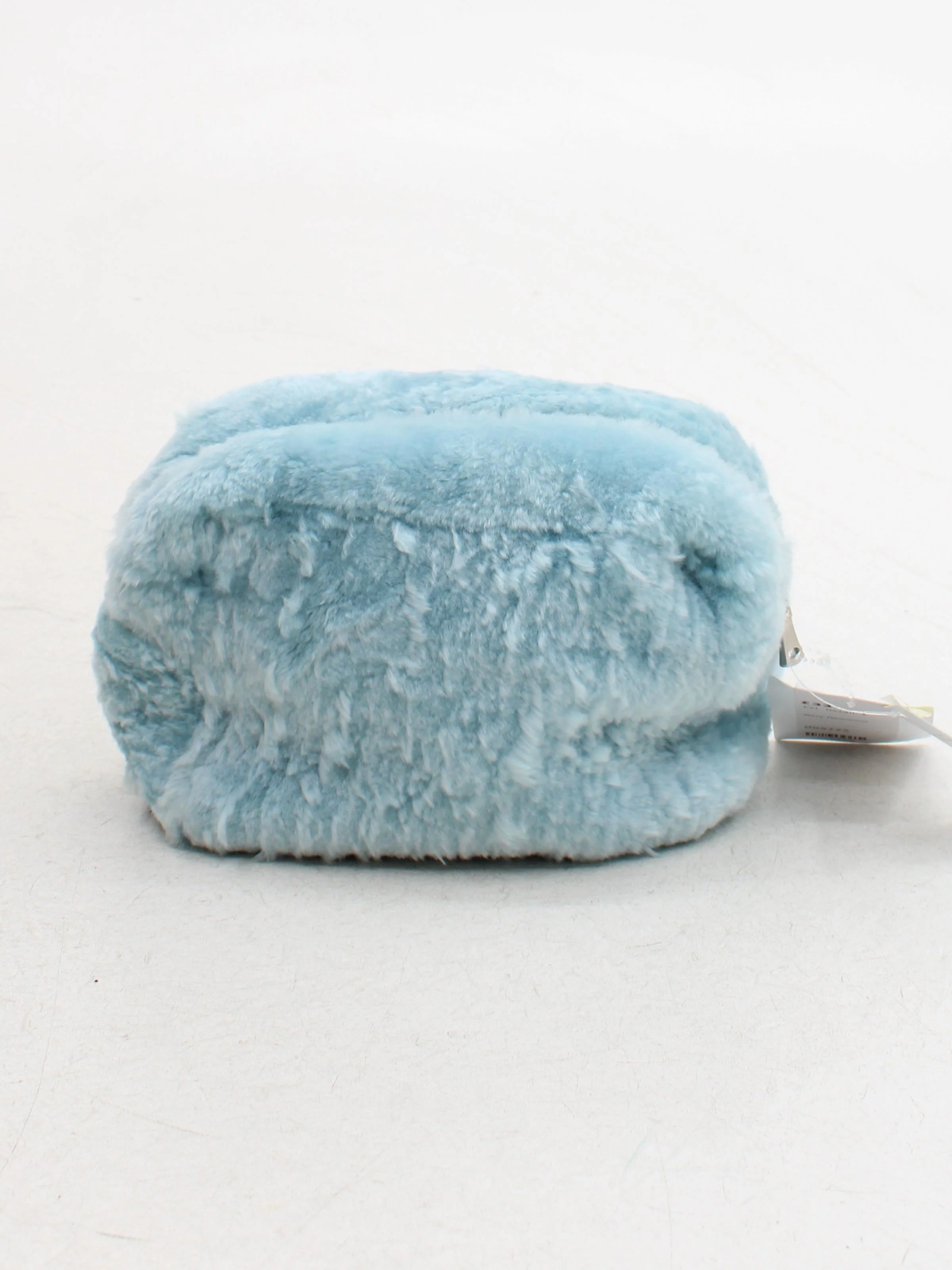 Nour Hammour Women's Bag Blue 100% Faux Fur Clutch - Image 2
