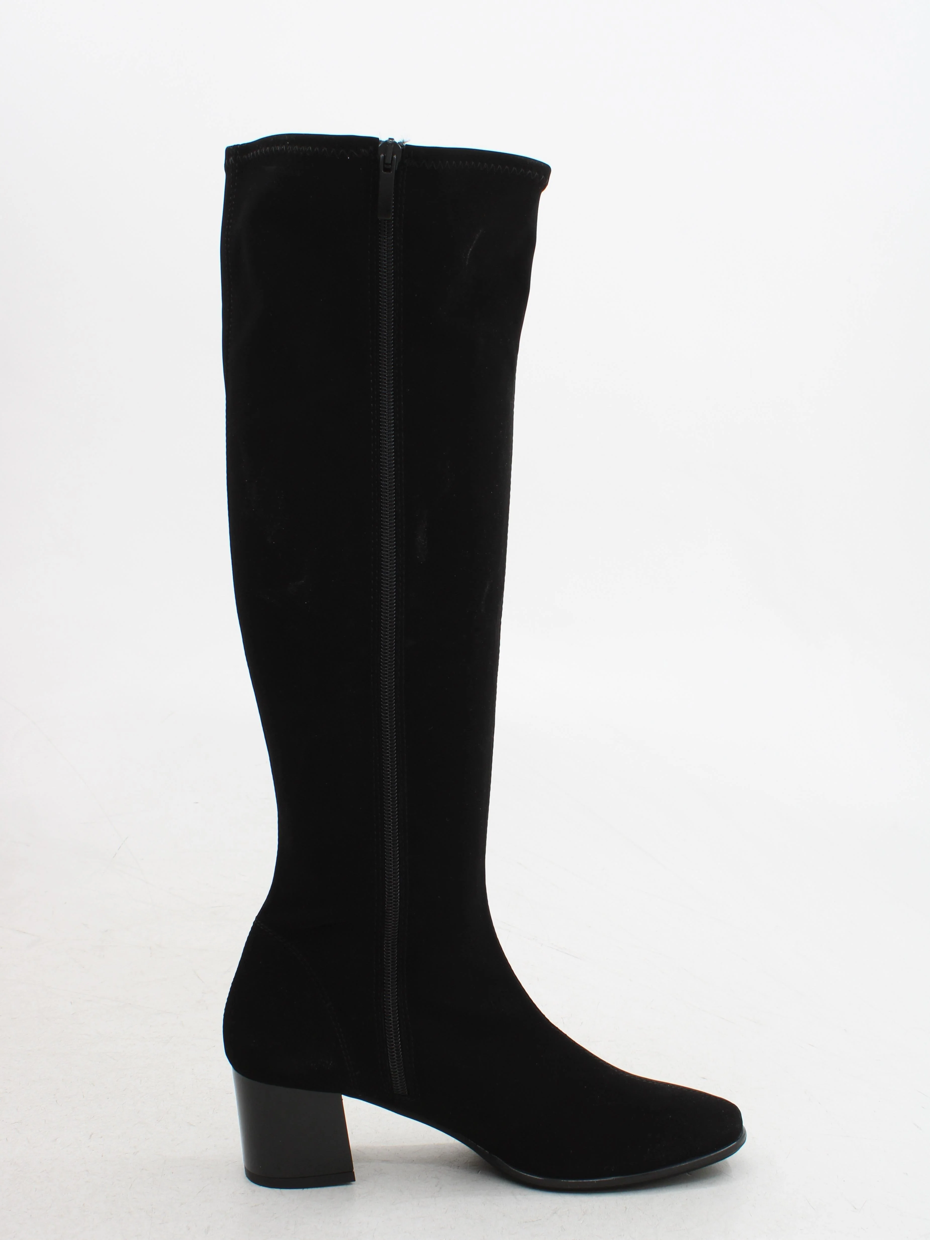 NR Rapisardi Women's Boots UK 6 Black 100% Suede Platform - Image 5