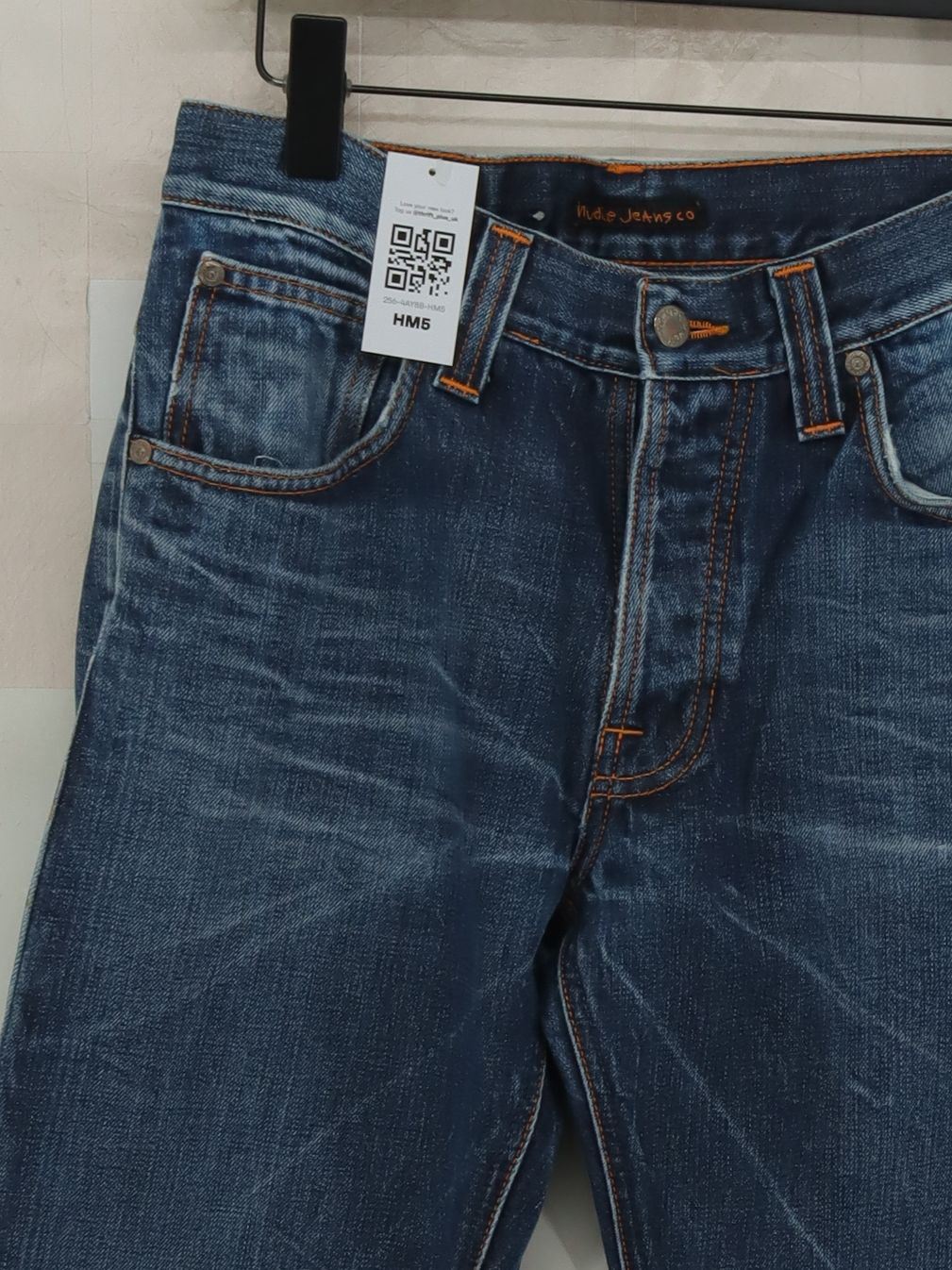 Nudie Jeans Men's Jeans W 30 in; L 30 in Blue 100% Cotton Straight - Image 3