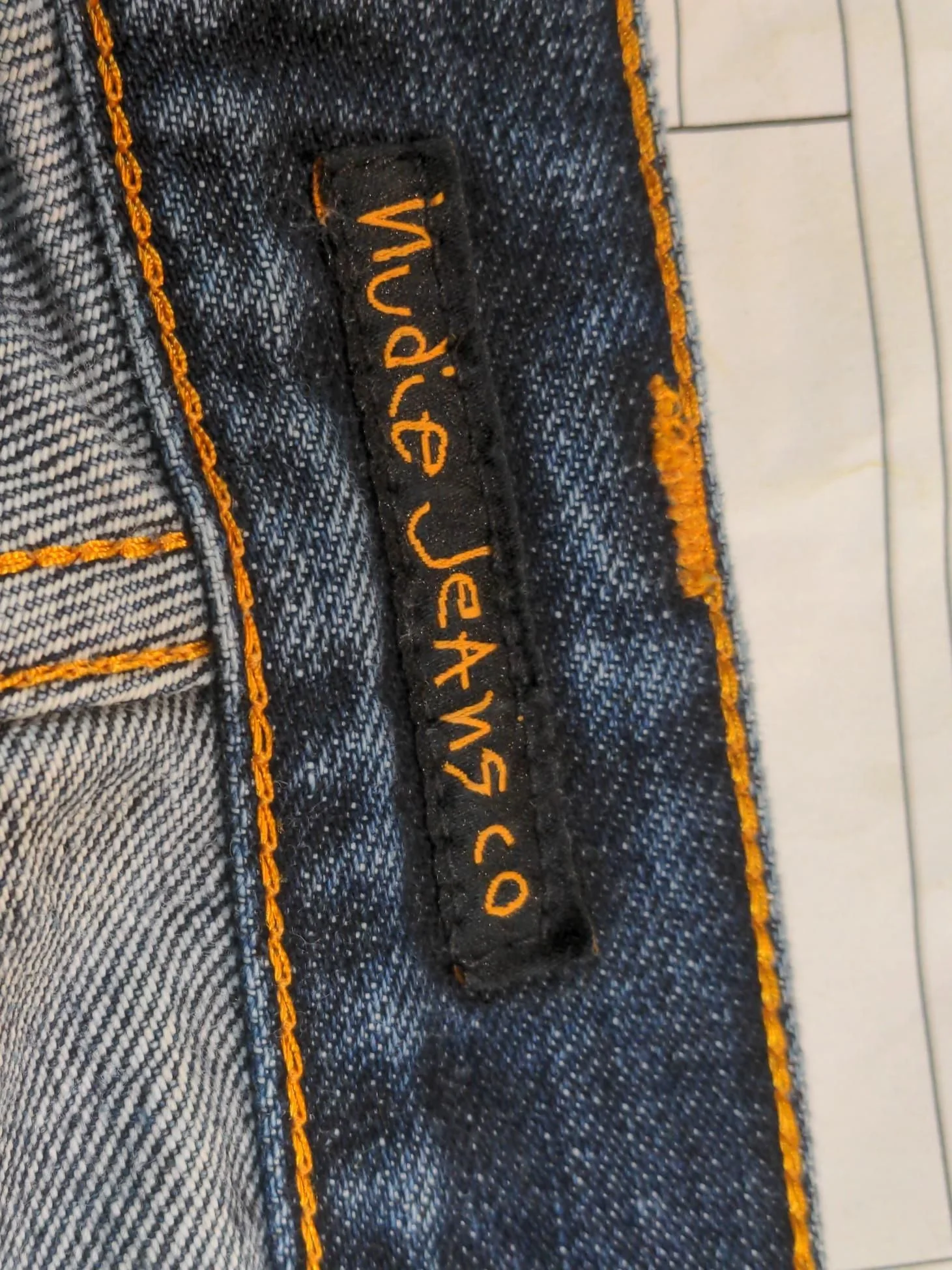 Nudie Jeans Men's Jeans W 30 in; L 30 in Blue 100% Cotton Straight - Image 5