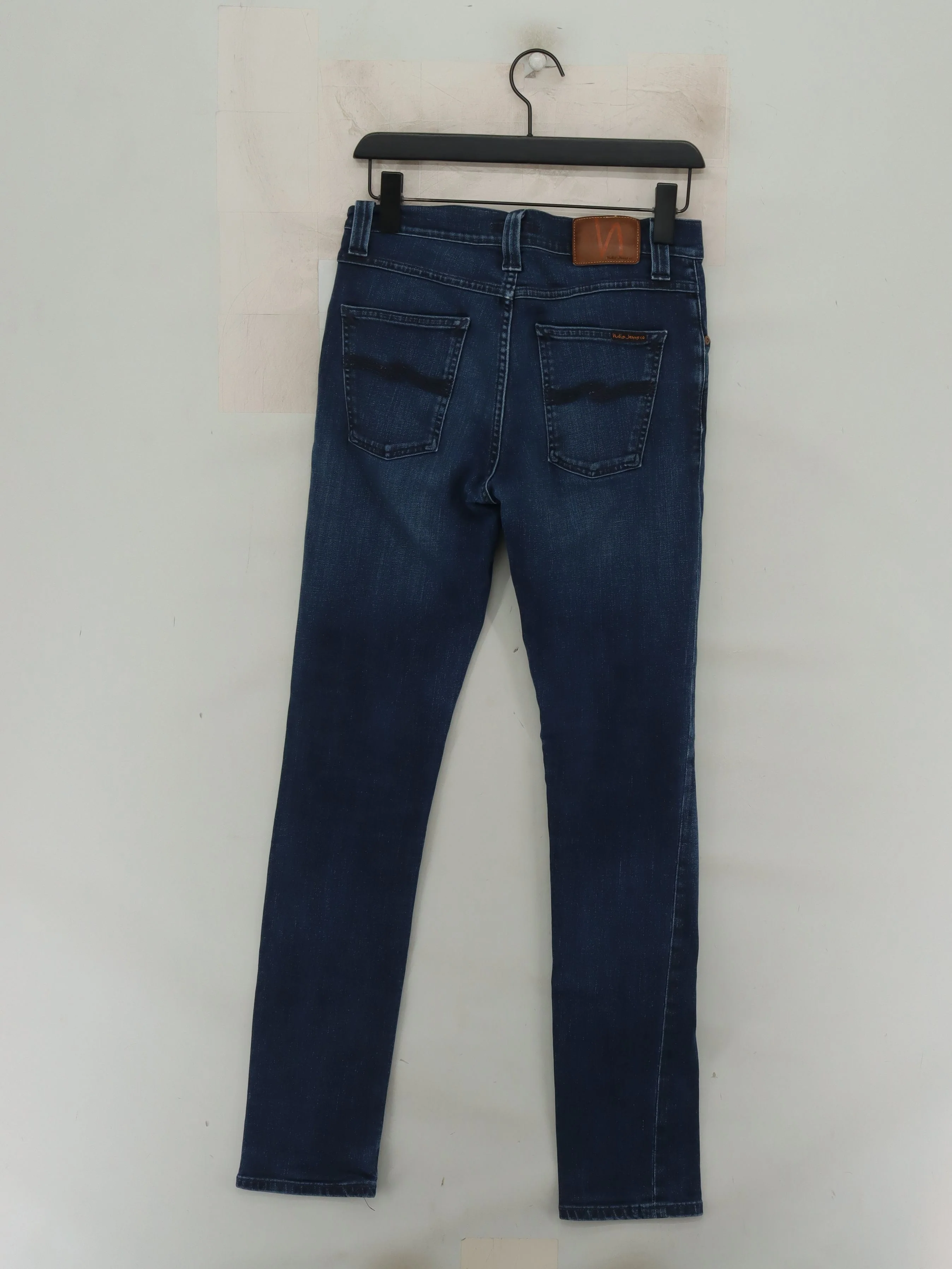 Nudie Jeans Men's Jeans W 30 in; L 32 in Blue Cotton with Elastane Skinny - Image 2