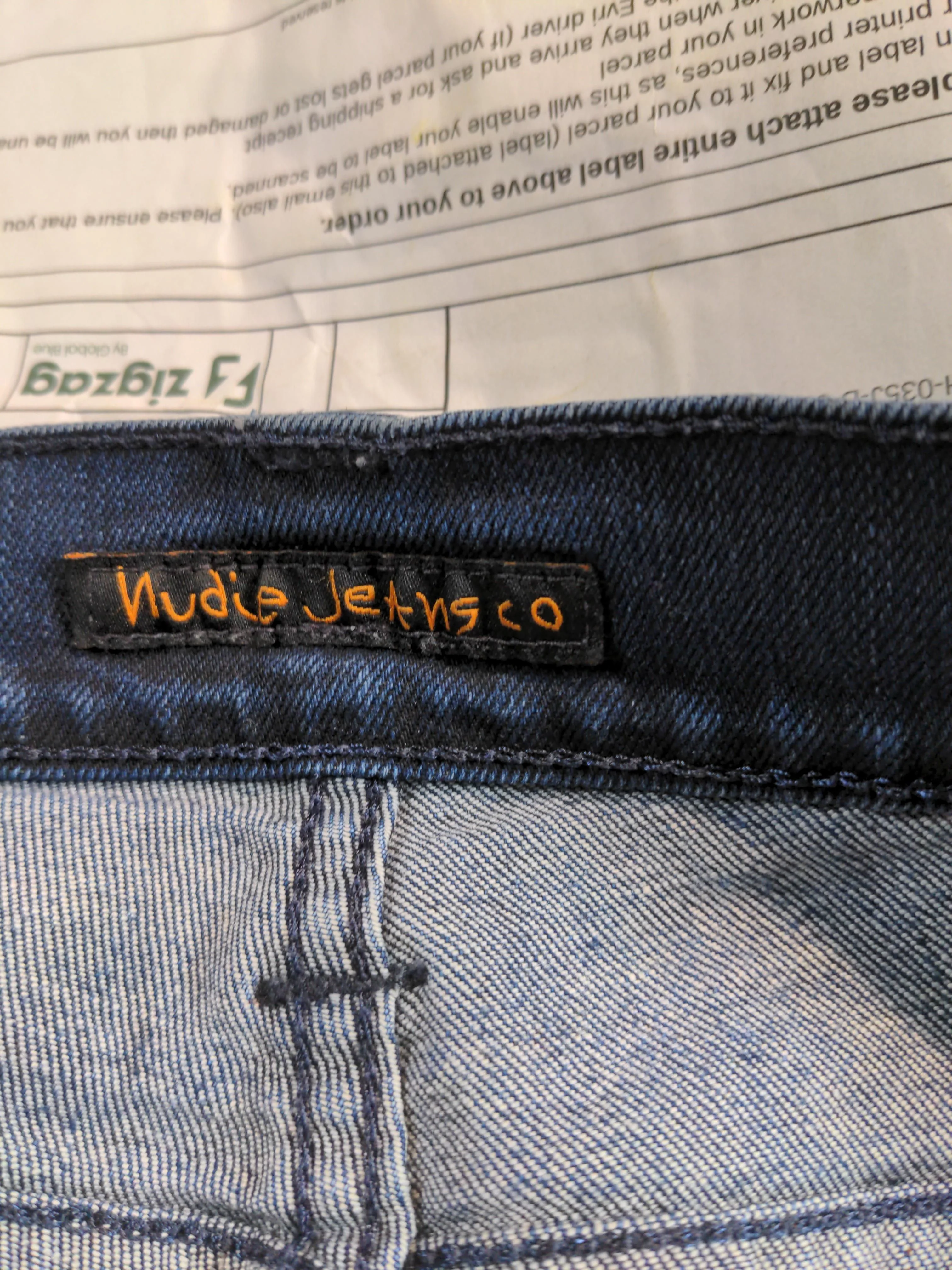Nudie Jeans Men's Jeans W 30 in; L 32 in Blue Cotton with Elastane Skinny - Image 5