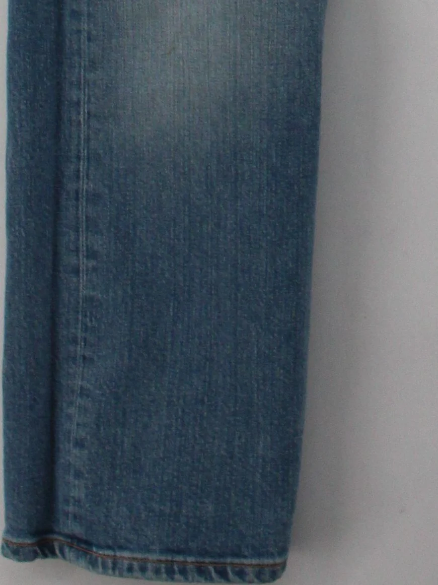 Nudie Jeans Men's Jeans XL Blue Cotton with Elastane Straight - Image 4