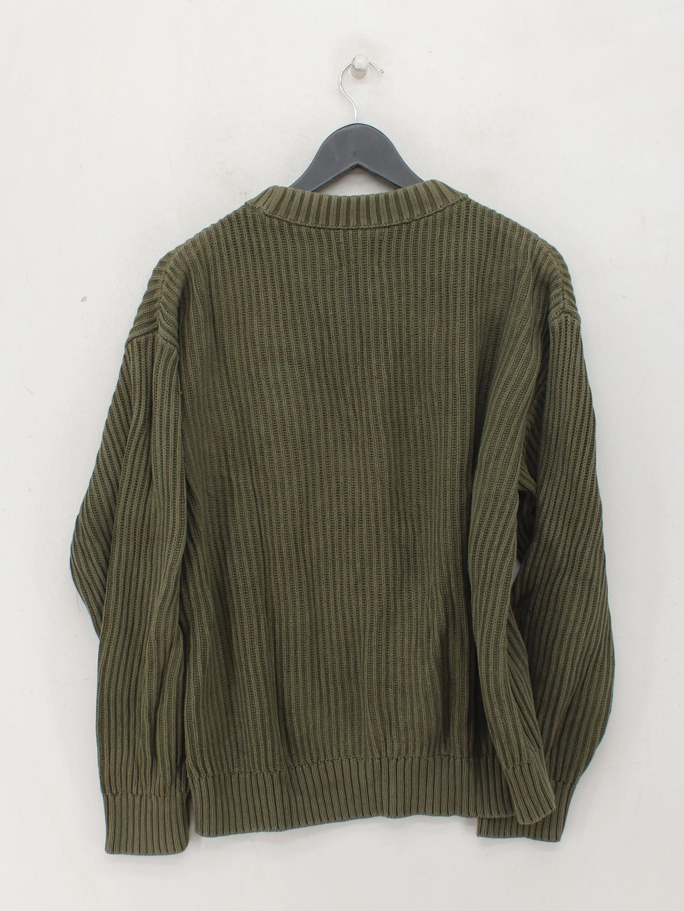 Nudie Jeans Men's Jumper M Green 100% Cotton Crew Neck Pullover - Image 2