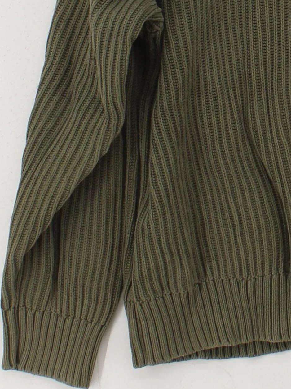 Nudie Jeans Men's Jumper M Green 100% Cotton Crew Neck Pullover - Image 4