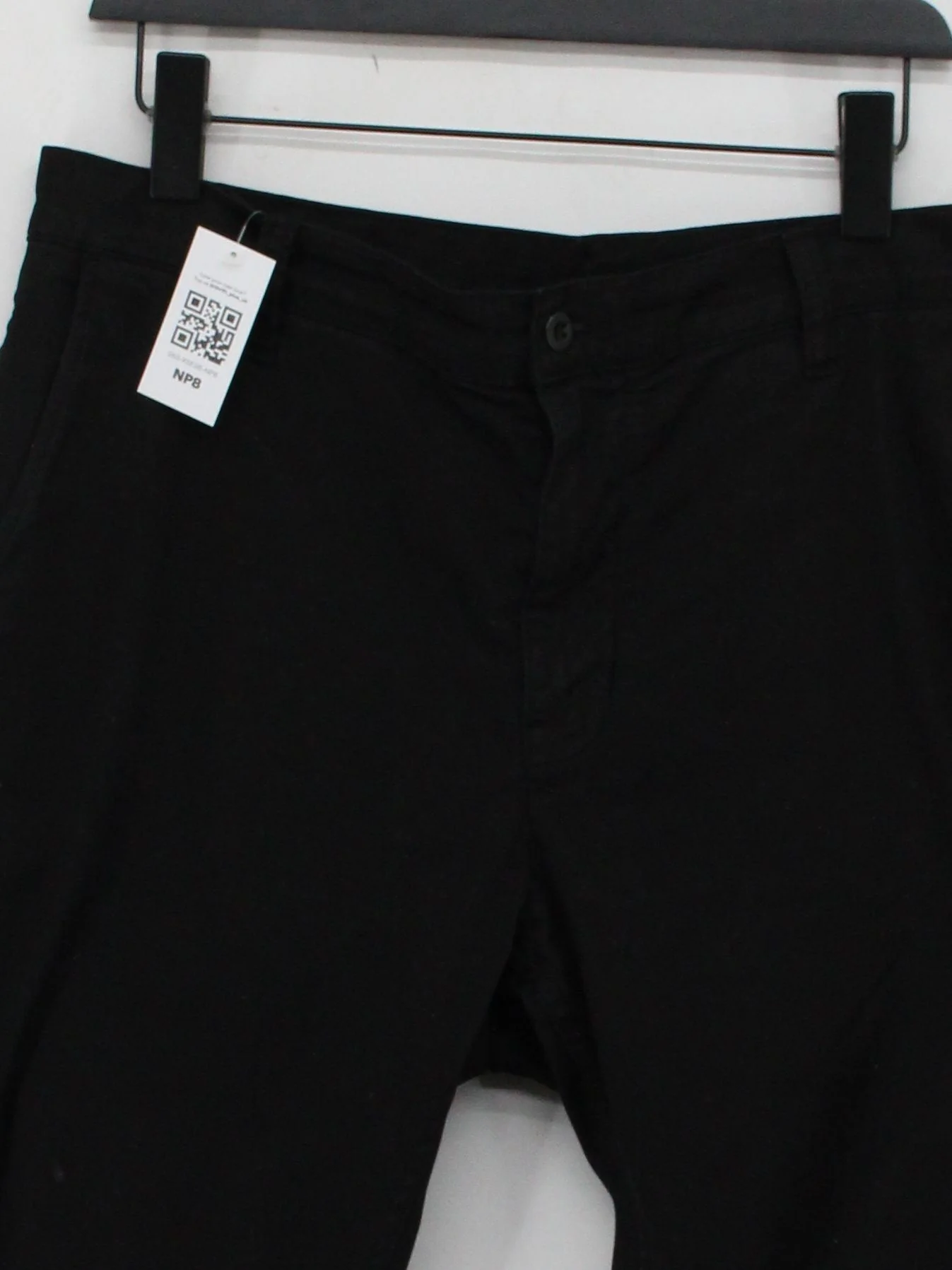 Nudie Jeans Men's Trousers L Black Cotton with Elastane Tapered Chino - Image 3