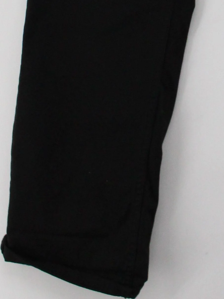 Nudie Jeans Men's Trousers L Black Cotton with Elastane Tapered Chino - Image 4
